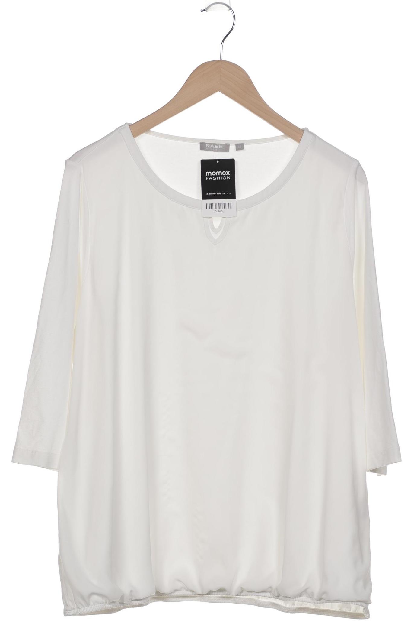 

Rabe Damen Langarmshirt, weiß, Gr. 48