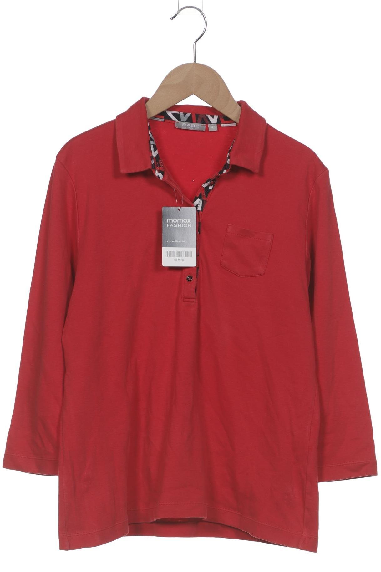 

Rabe Damen Langarmshirt, rot, Gr. 42