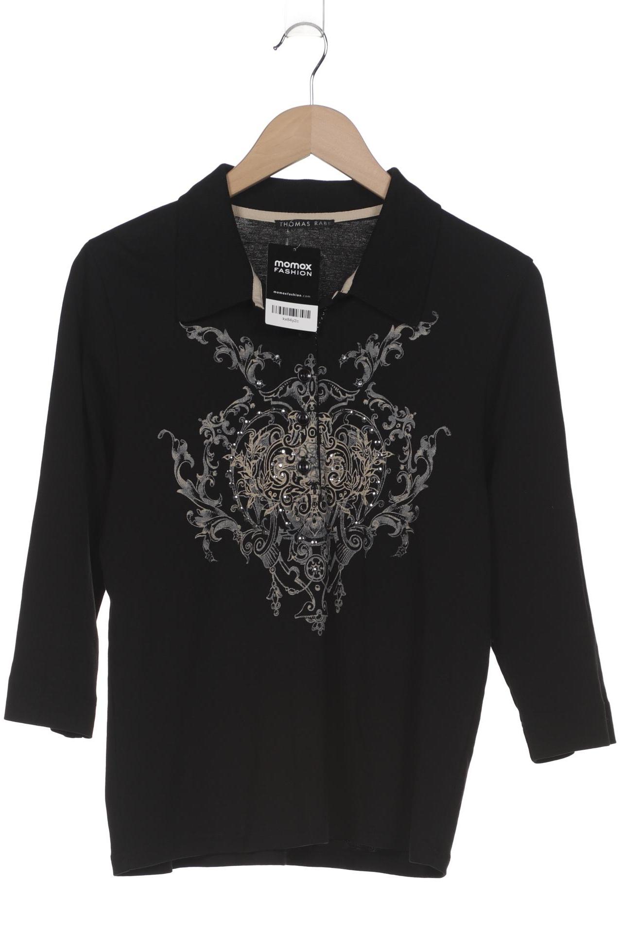 

Rabe Damen Langarmshirt, schwarz, Gr. 42