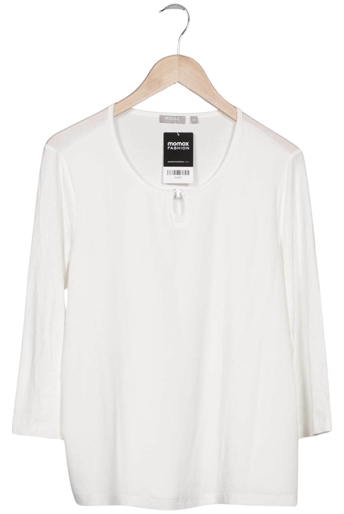 

Rabe Damen Langarmshirt, weiß, Gr. 42