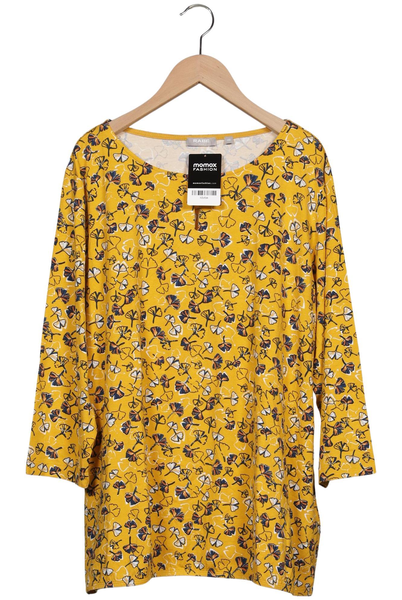 

Rabe Damen Langarmshirt, gelb, Gr. 48