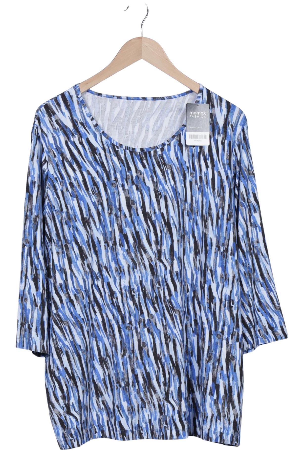 

Rabe Damen Langarmshirt, blau, Gr. 52