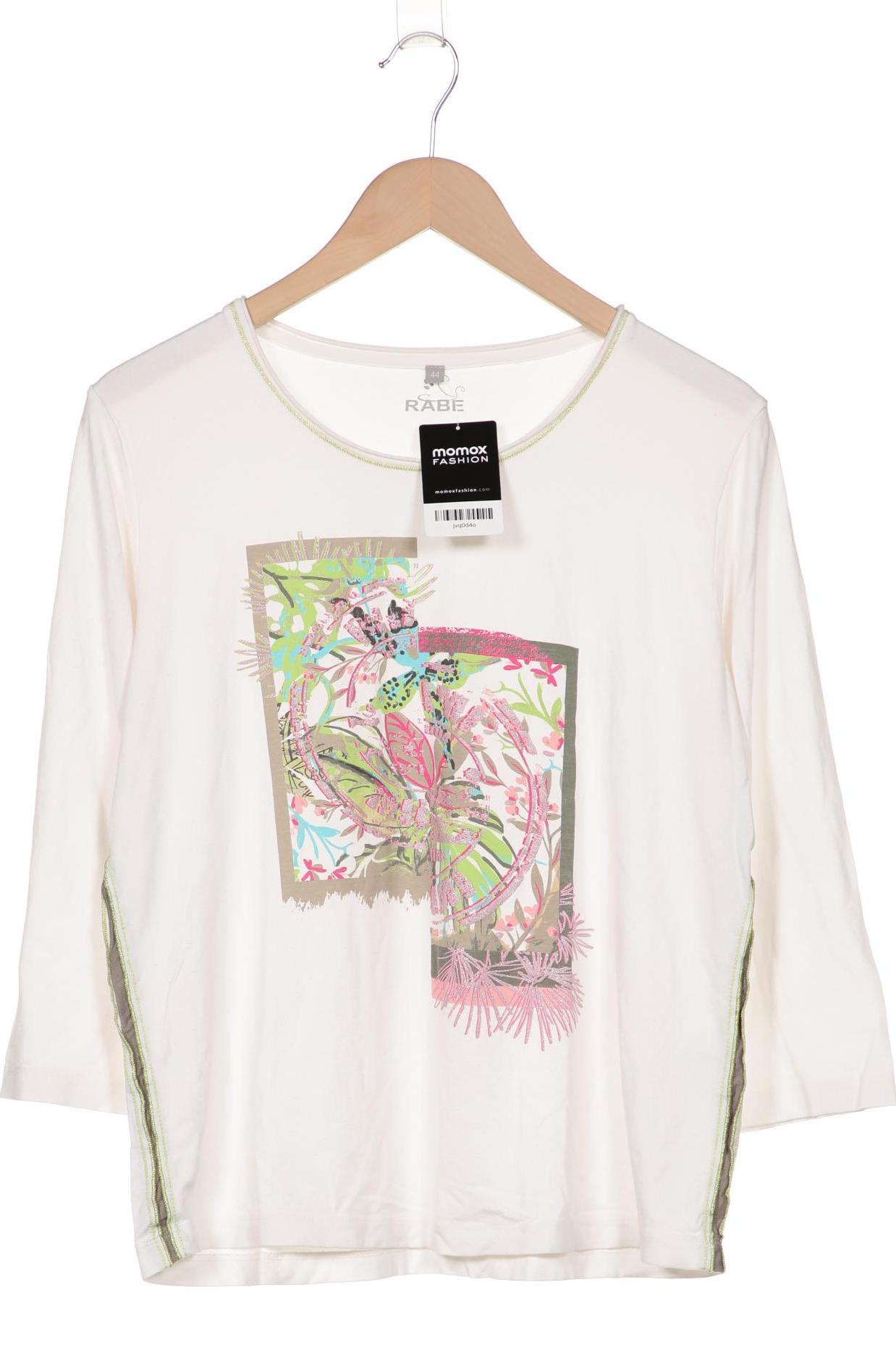 

Rabe Damen Langarmshirt, weiß, Gr. 44