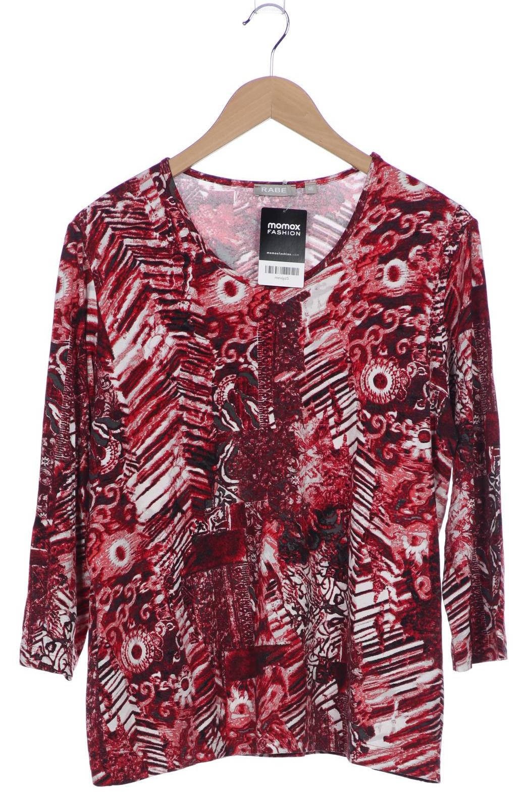 

Rabe Damen Langarmshirt, rot, Gr. 46