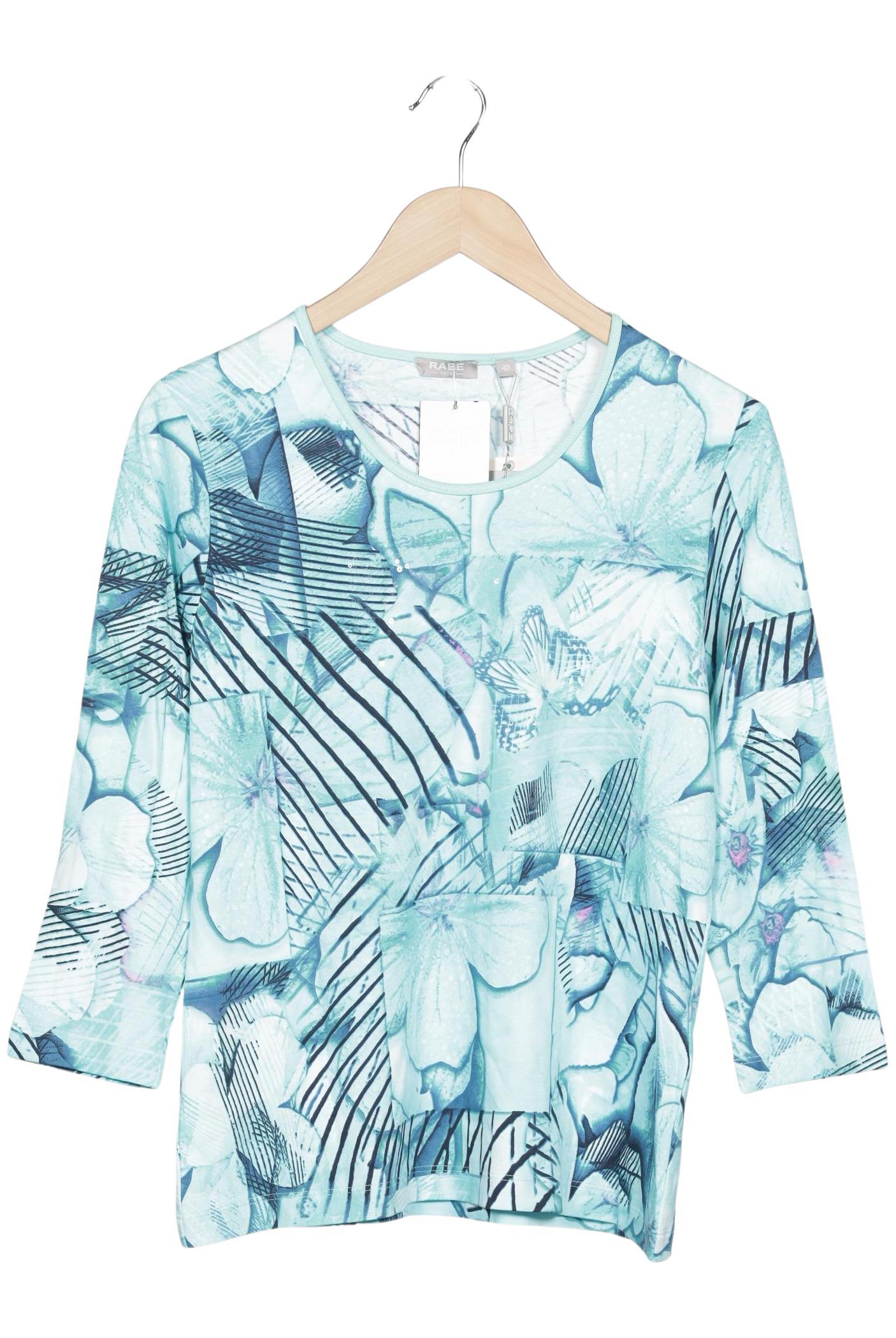 

Rabe Damen Langarmshirt, hellblau, Gr. 40