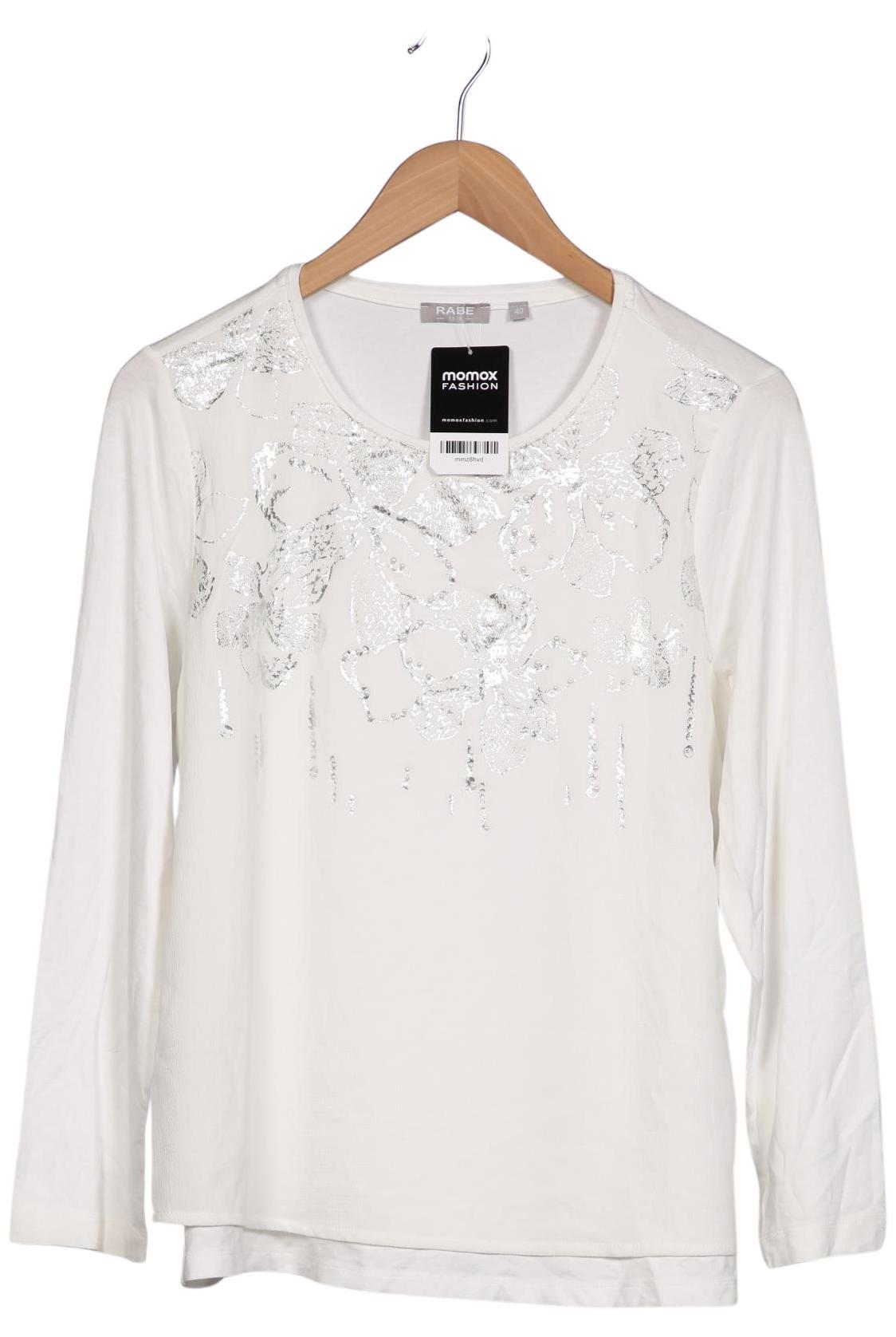 

Rabe Damen Langarmshirt, weiß, Gr. 40