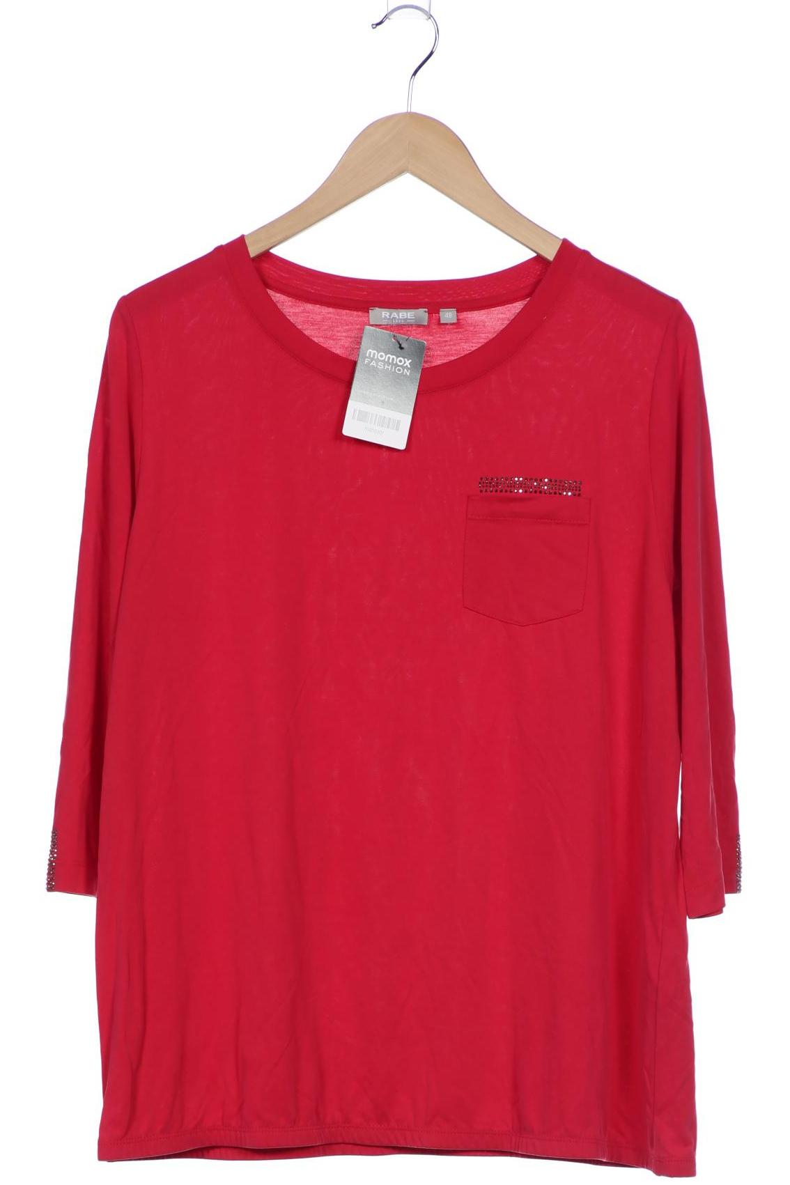 

Rabe Damen Langarmshirt, rot, Gr. 48