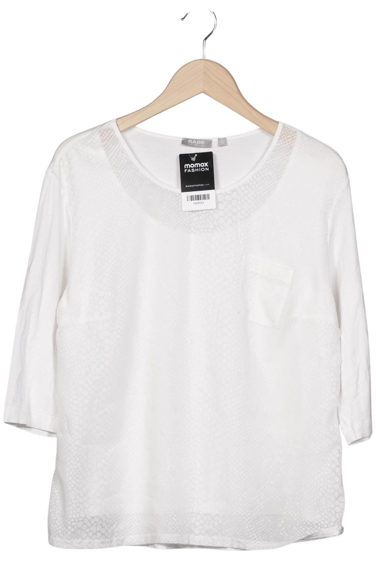 

Rabe Damen Langarmshirt, weiß, Gr. 42