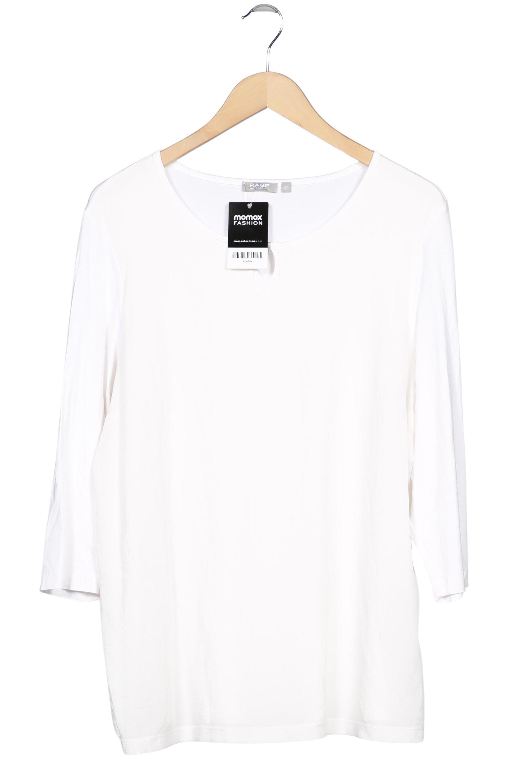 

Rabe Damen Langarmshirt, weiß, Gr. 48