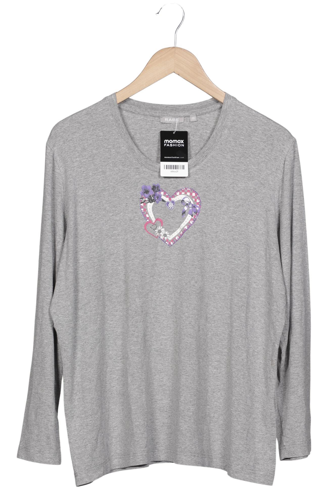 

Rabe Damen Langarmshirt, grau, Gr. 48