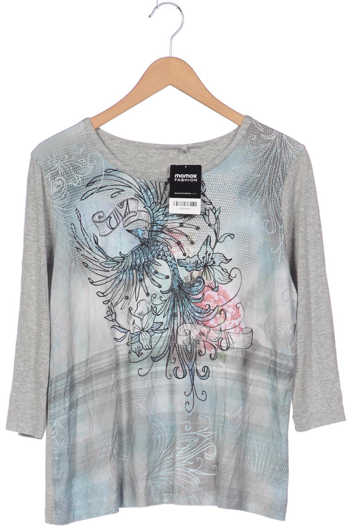 

Rabe Damen Langarmshirt, grau, Gr. 46