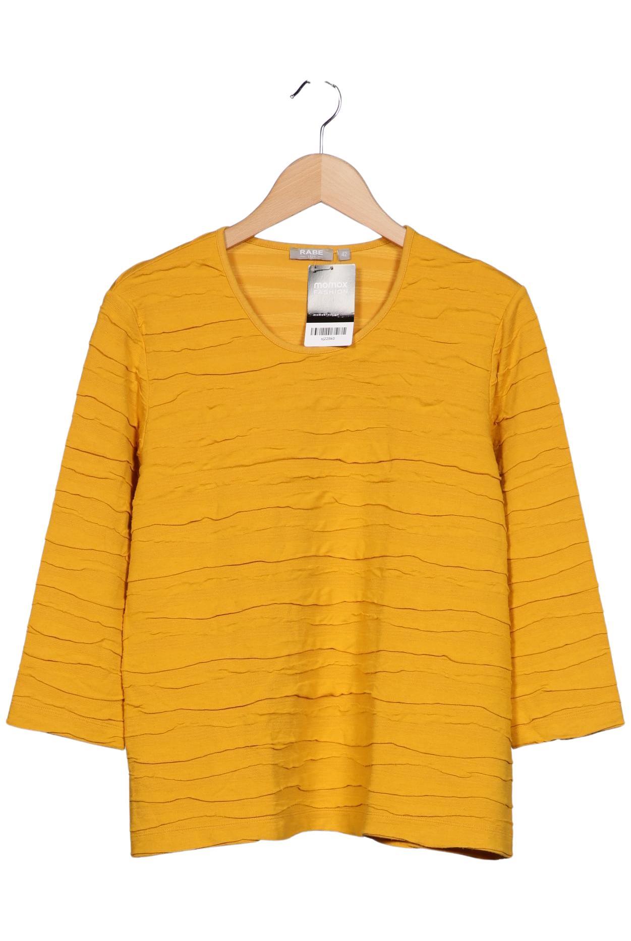 

Rabe Damen Langarmshirt, gelb, Gr. 42