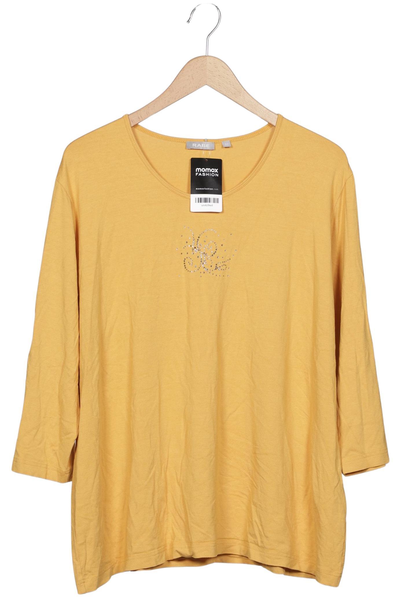 

Rabe Damen Langarmshirt, gelb, Gr. 52