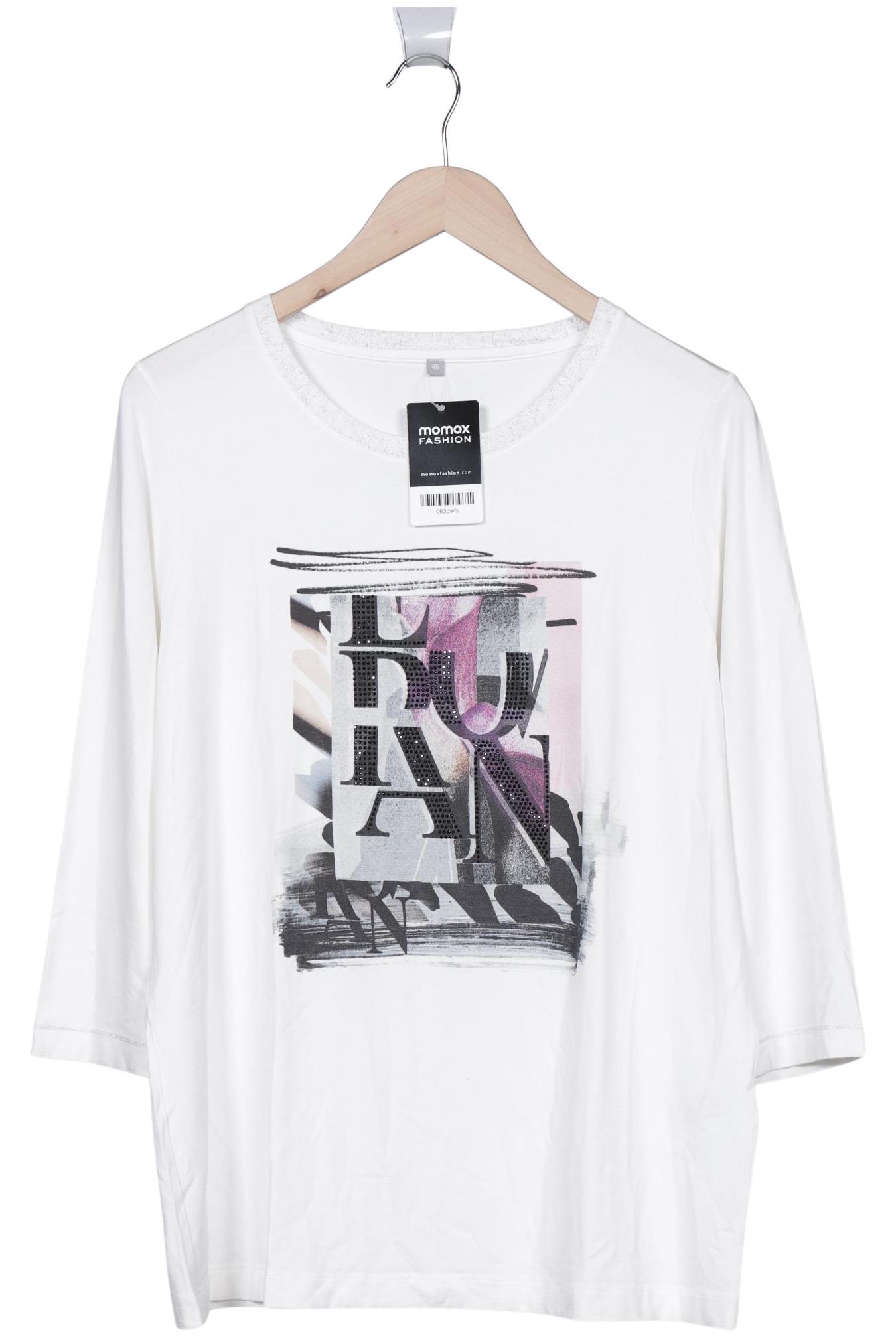 

Rabe Damen Langarmshirt, weiß, Gr. 46