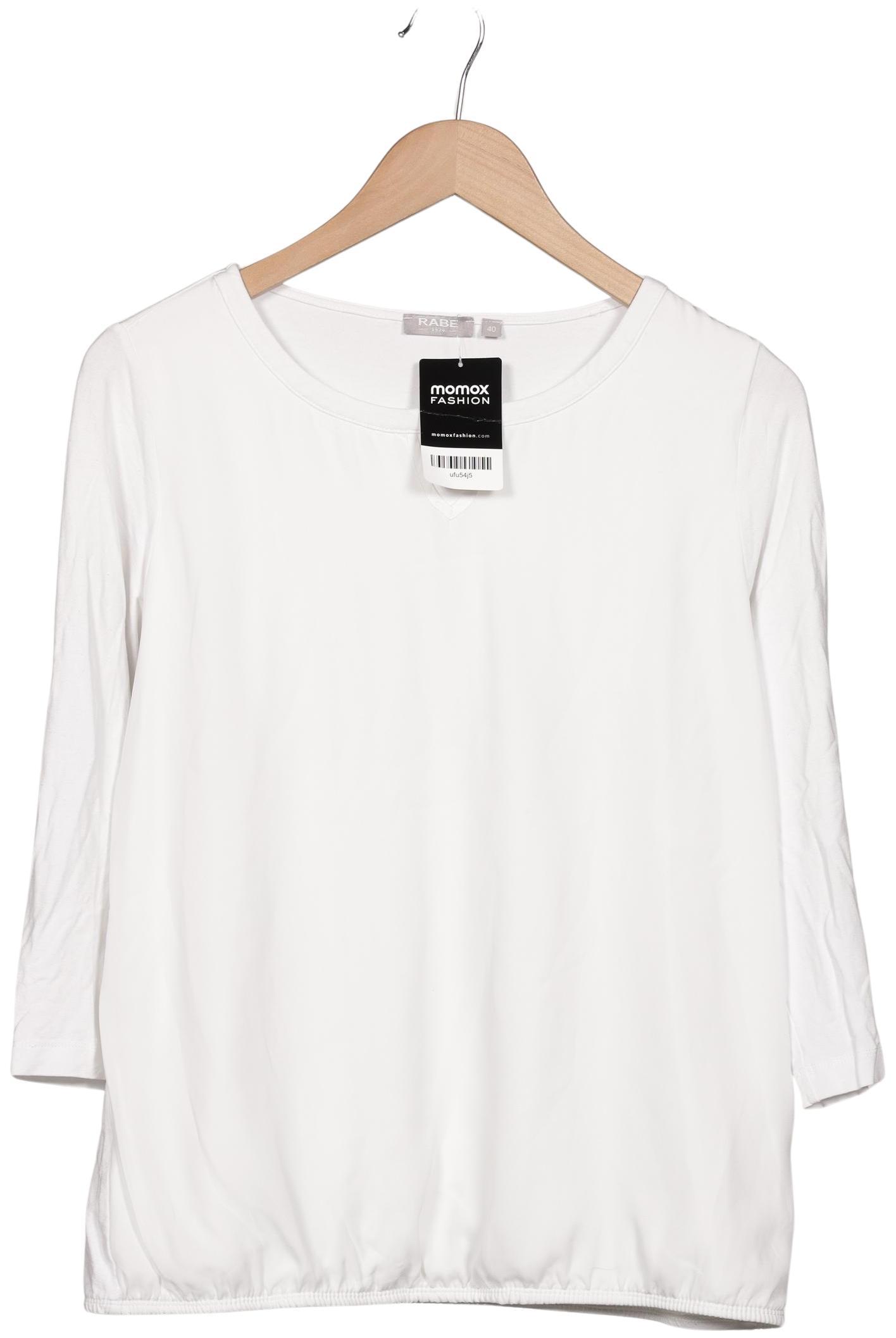 

Rabe Damen Langarmshirt, weiß, Gr. 40