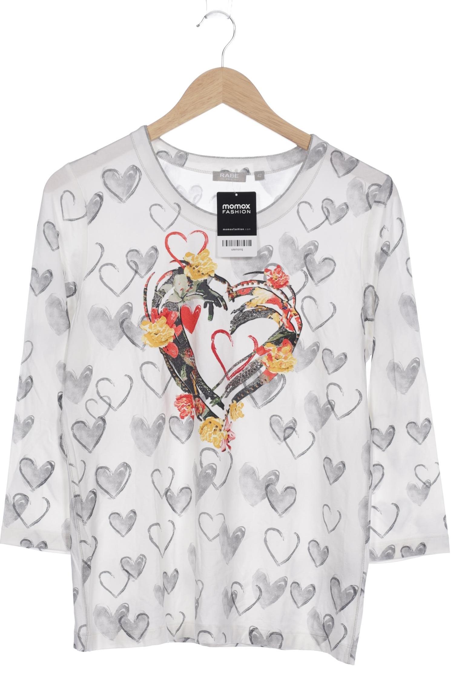 

Rabe Damen Langarmshirt, weiß, Gr. 42