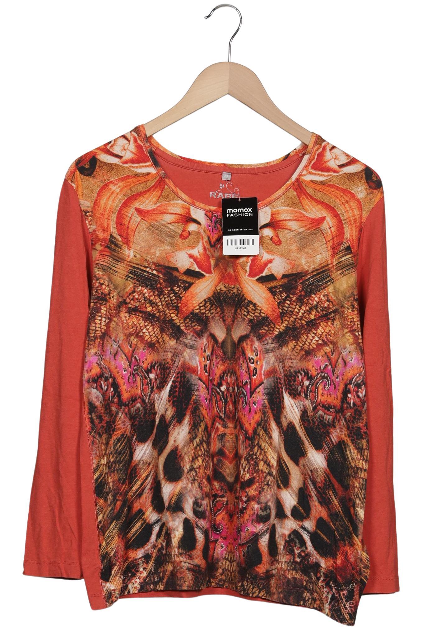 

Rabe Damen Langarmshirt, orange, Gr. 46