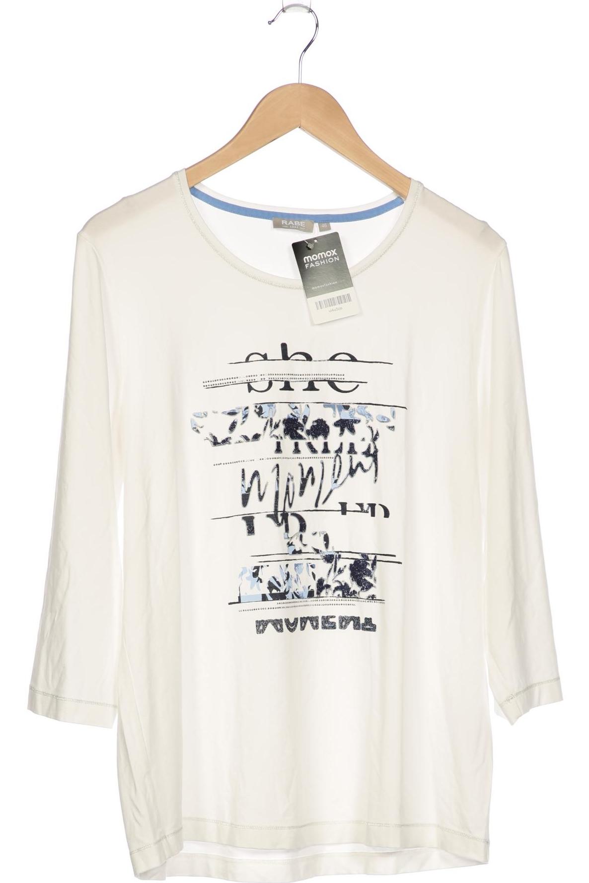 

Rabe Damen Langarmshirt, weiß, Gr. 46