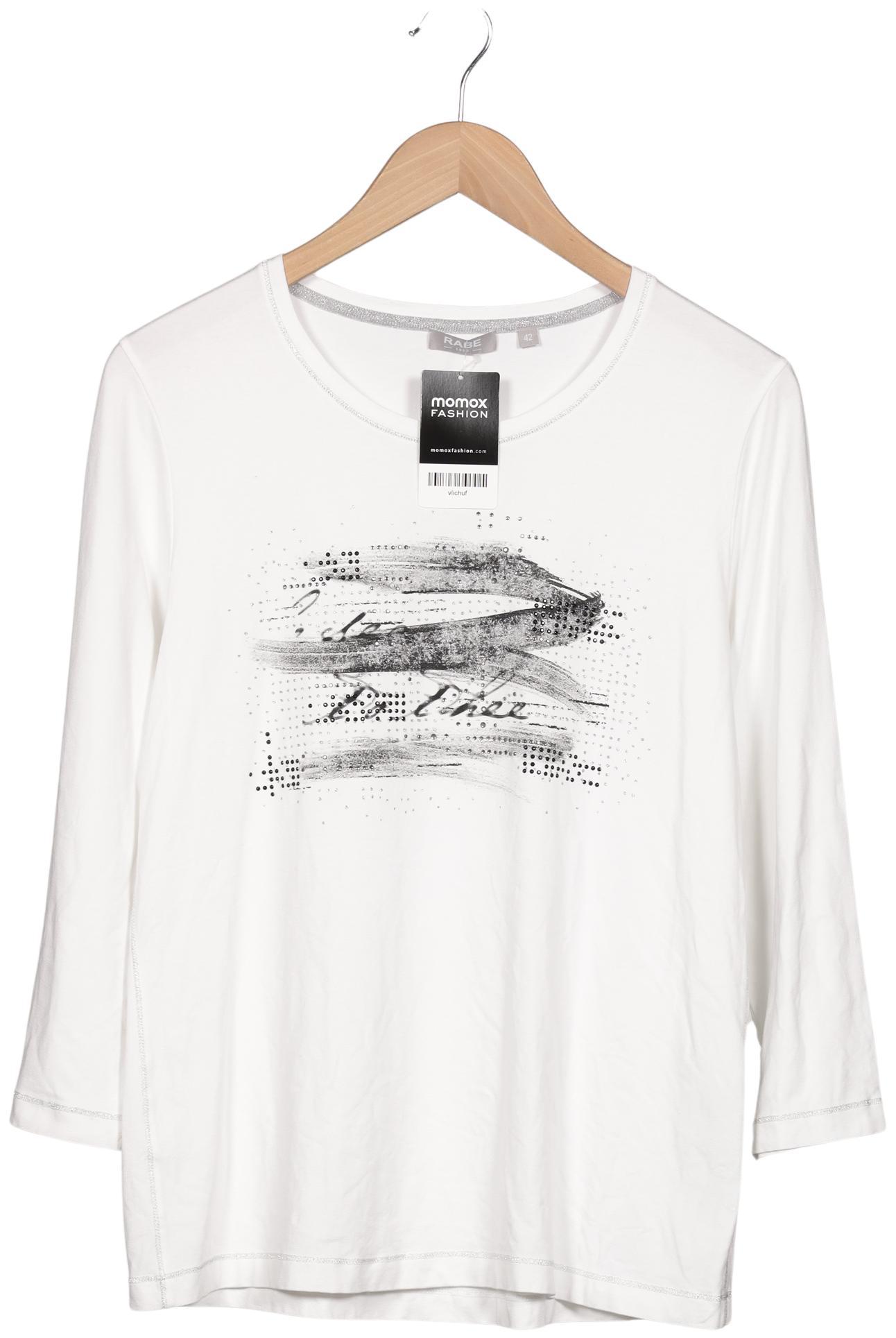 

Rabe Damen Langarmshirt, weiß, Gr. 42