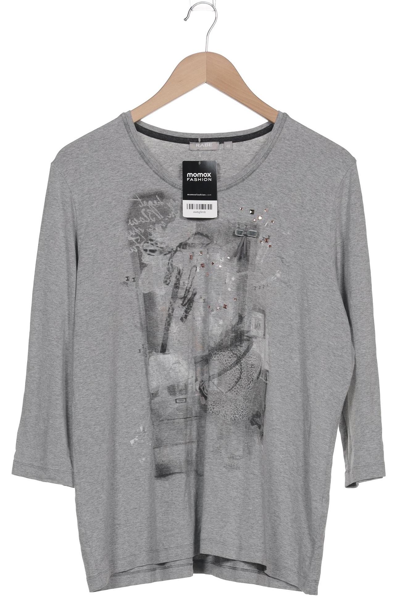 

Rabe Damen Langarmshirt, grau, Gr. 48