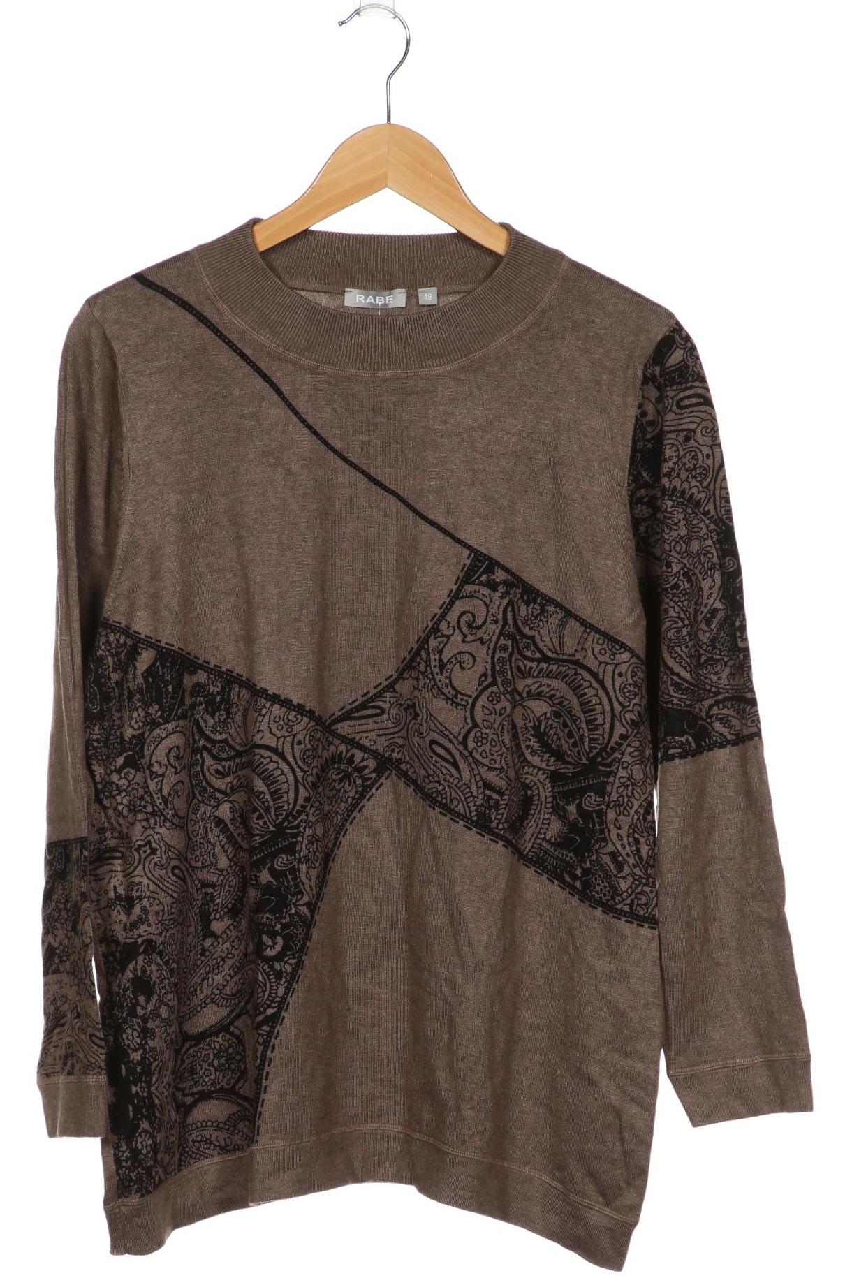 

Rabe Damen Pullover, braun, Gr. 48