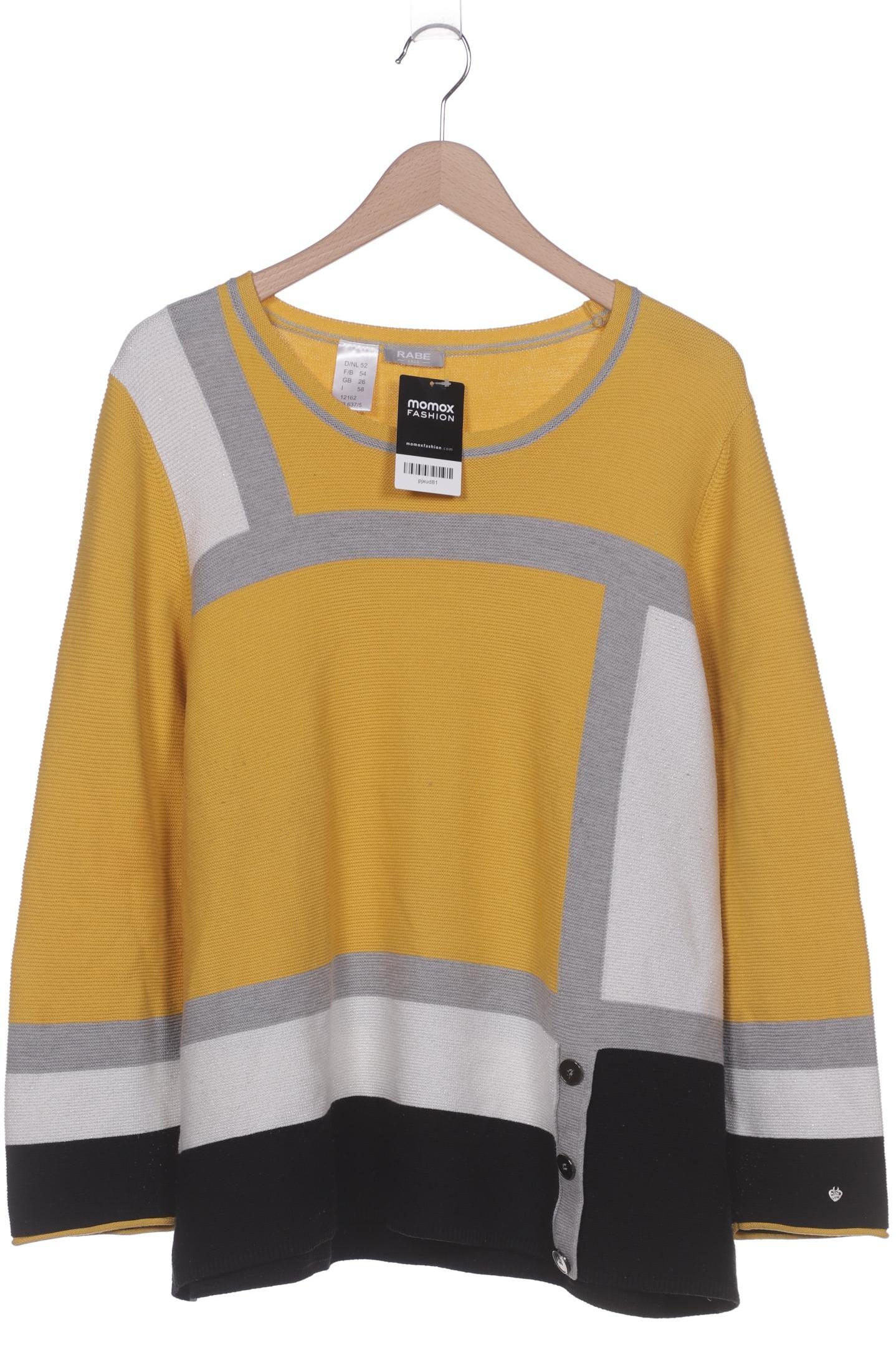 

Rabe Damen Pullover, gelb, Gr. 52