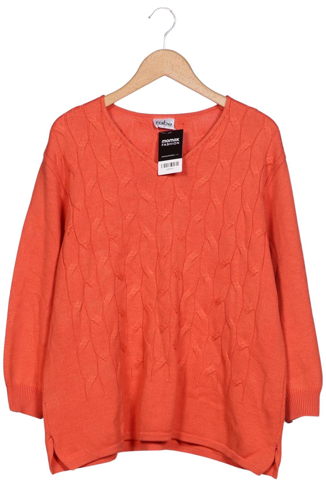 

Rabe Damen Pullover, orange, Gr. 46
