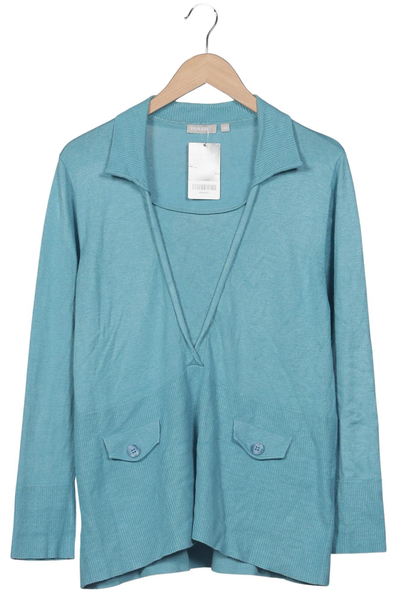 

Rabe Damen Pullover, türkis, Gr. 44