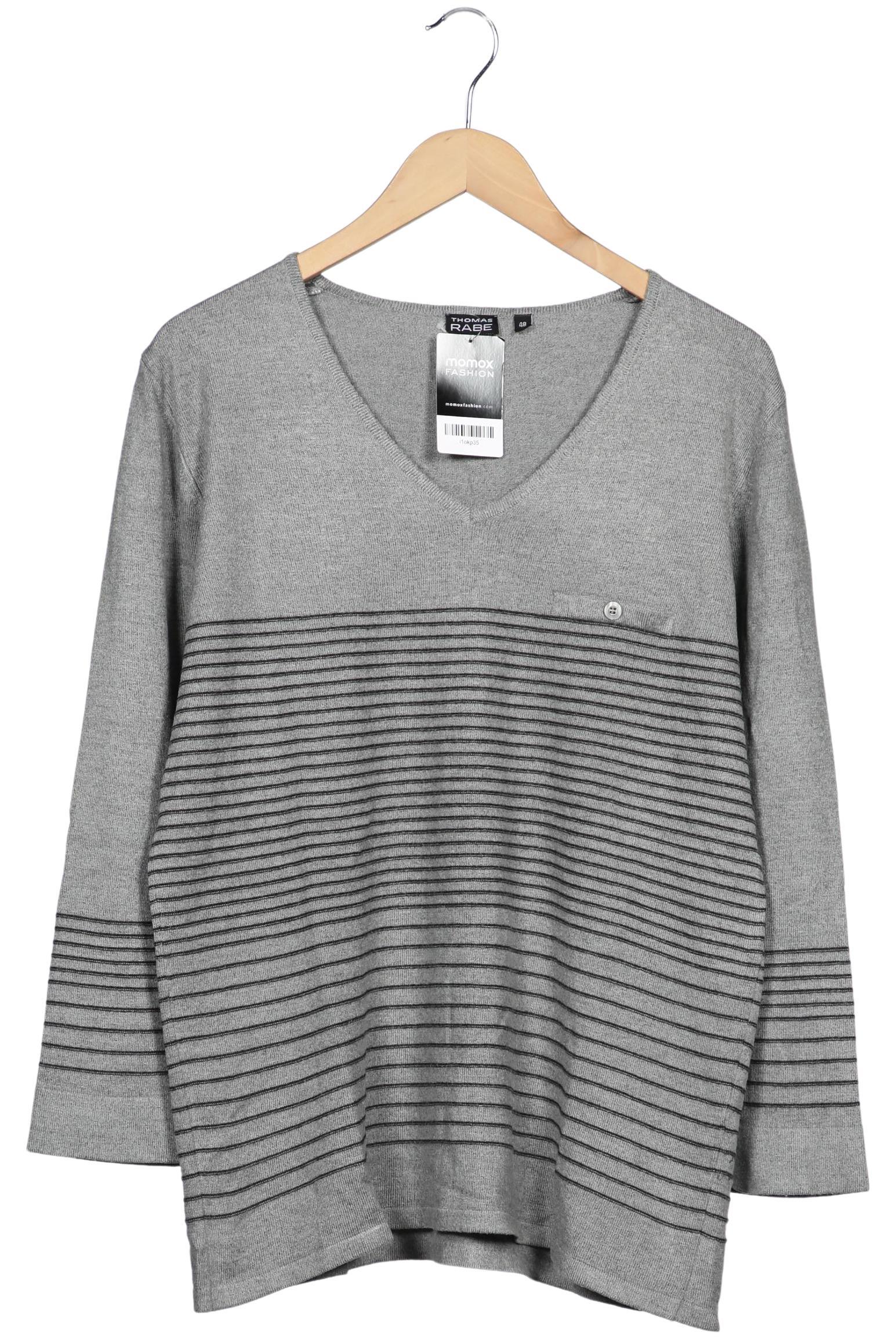 

Rabe Damen Pullover, grau, Gr. 48