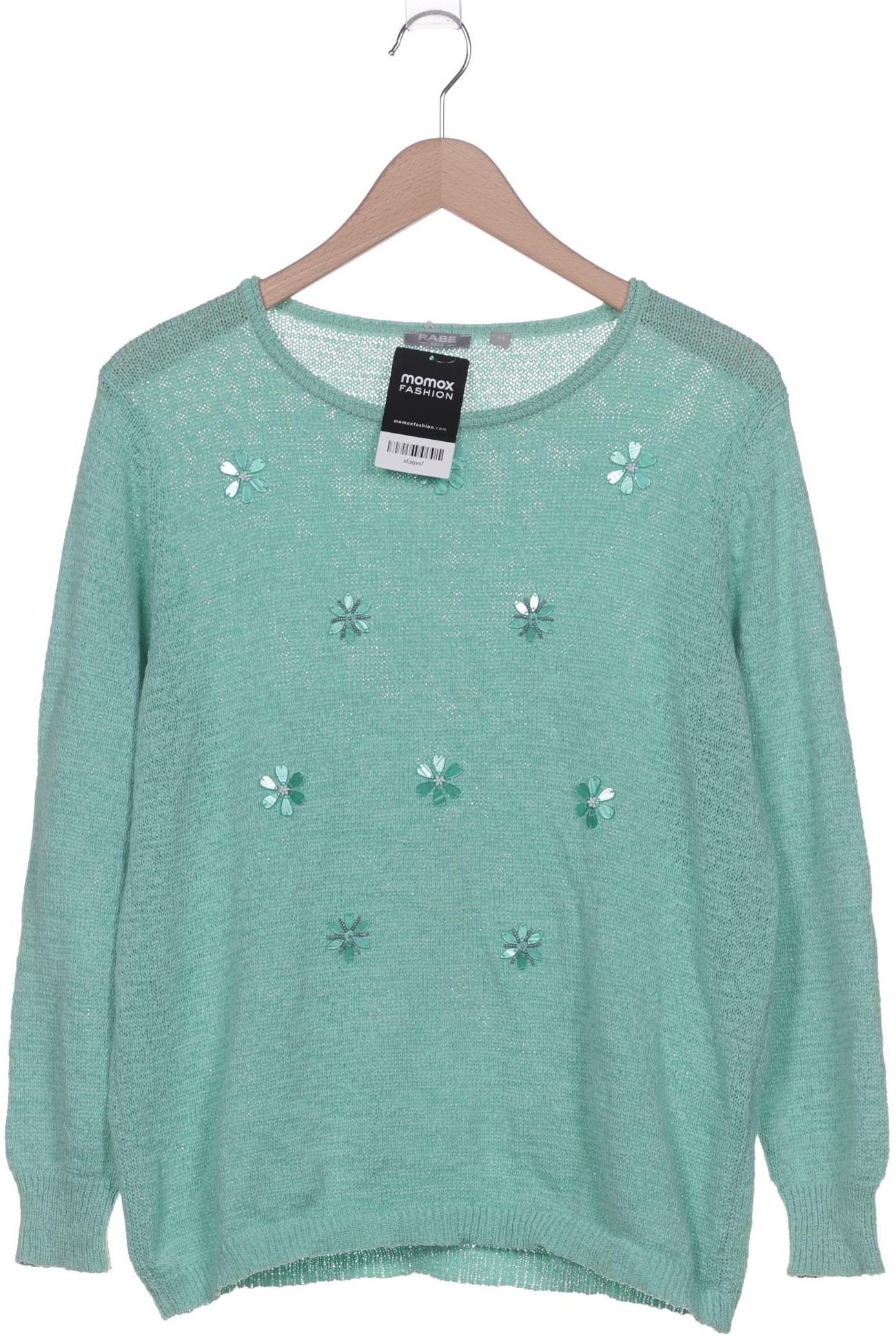 

Rabe Damen Pullover, türkis, Gr. 44