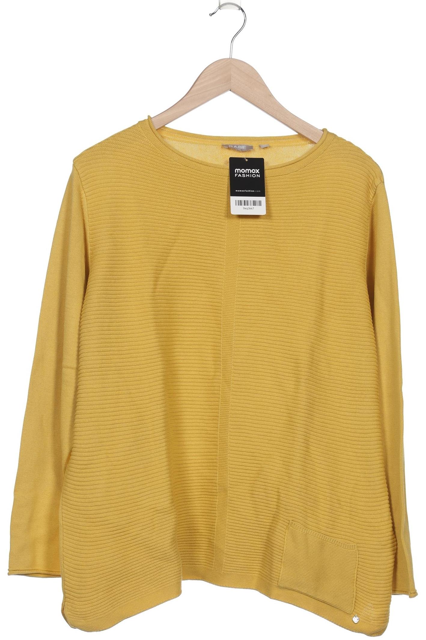 

Rabe Damen Pullover, gelb, Gr. 46