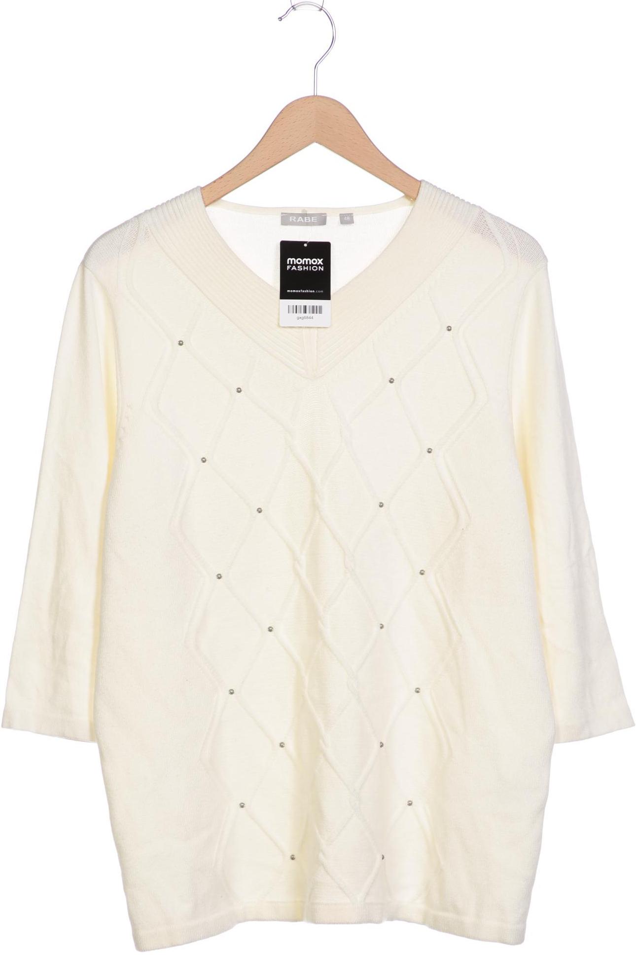 

Rabe Damen Pullover, cremeweiß, Gr. 48