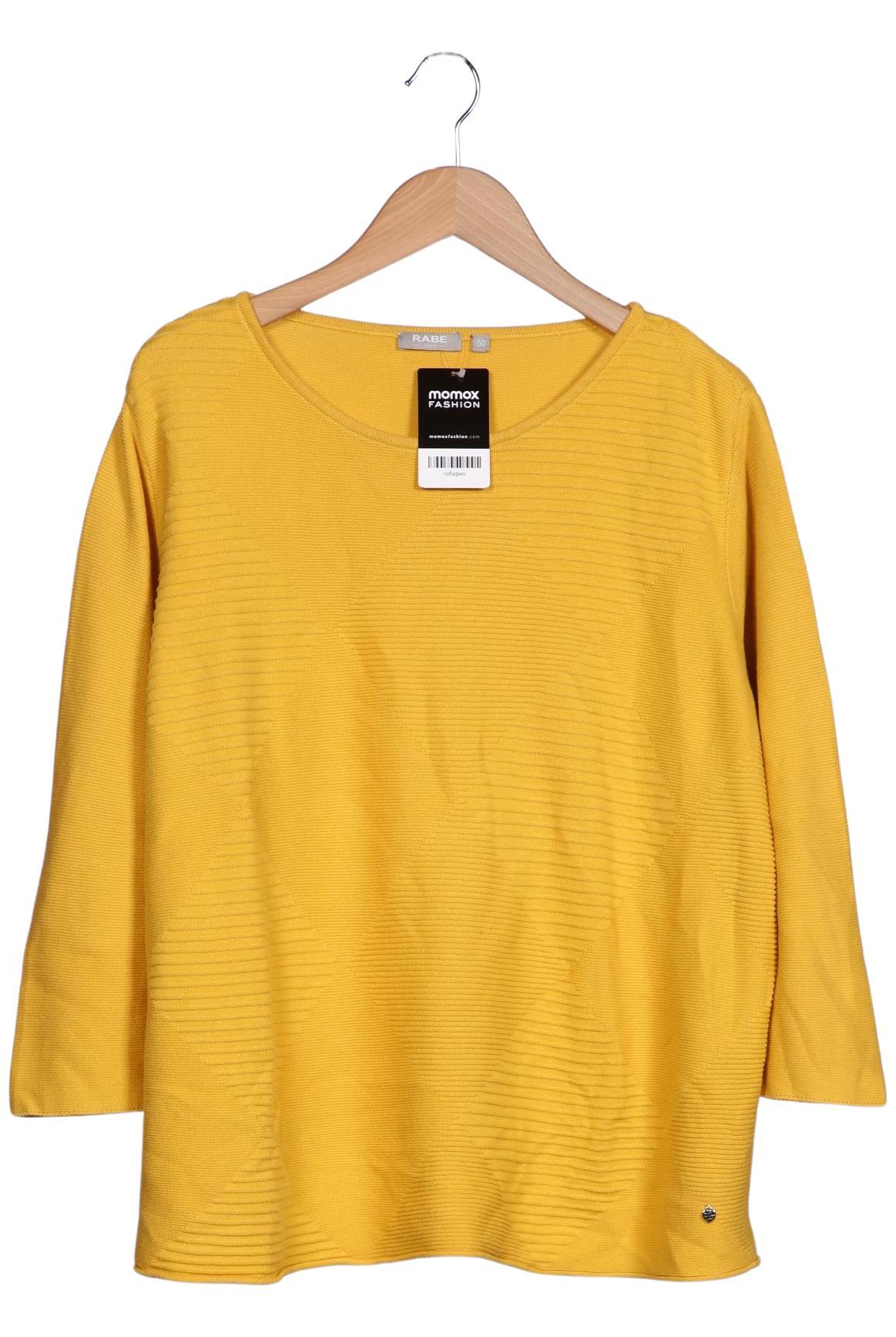 

Rabe Damen Pullover, gelb, Gr. 50