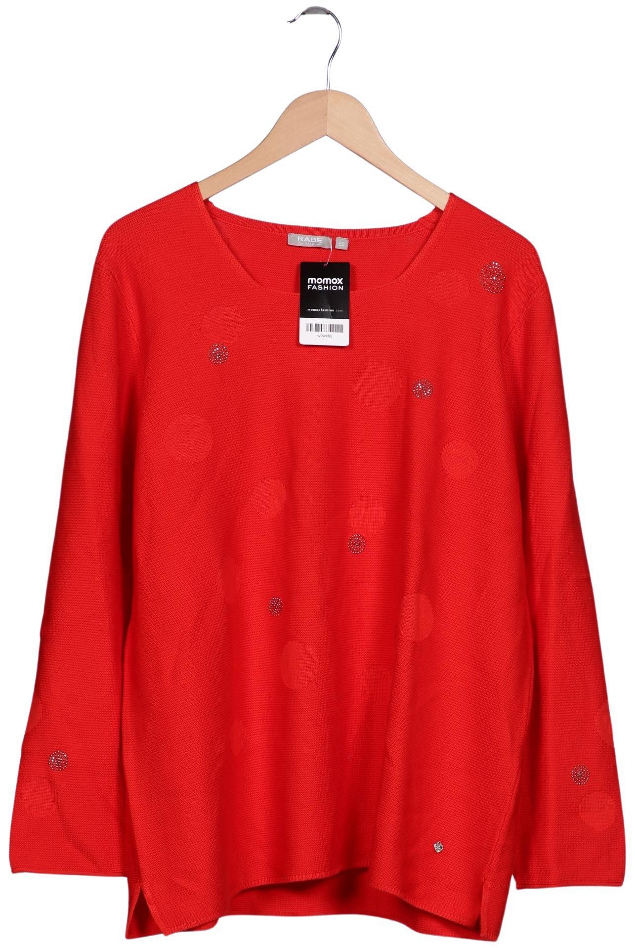 

Rabe Damen Pullover, rot, Gr. 50