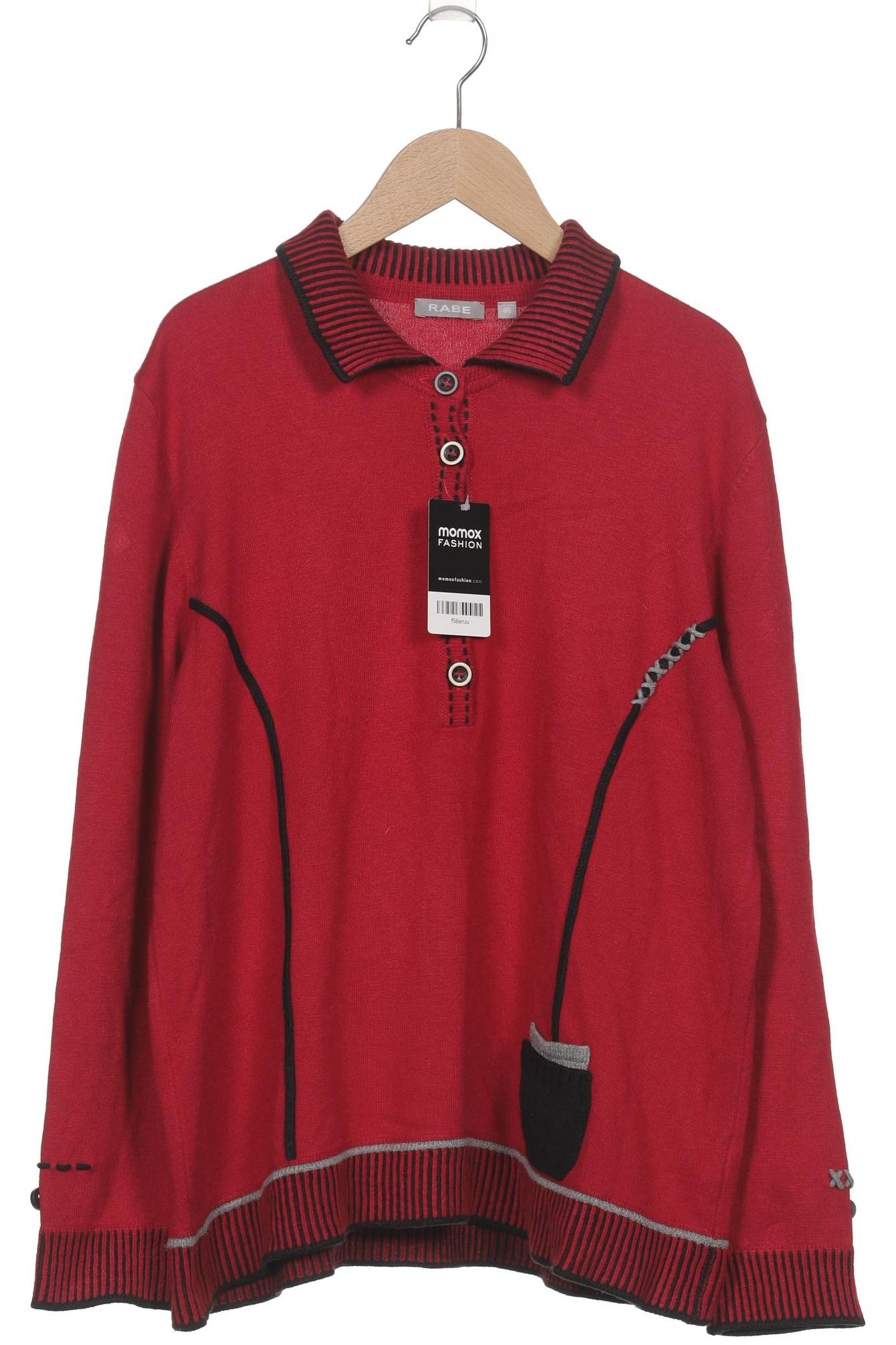 

Rabe Damen Pullover, rot, Gr. 46