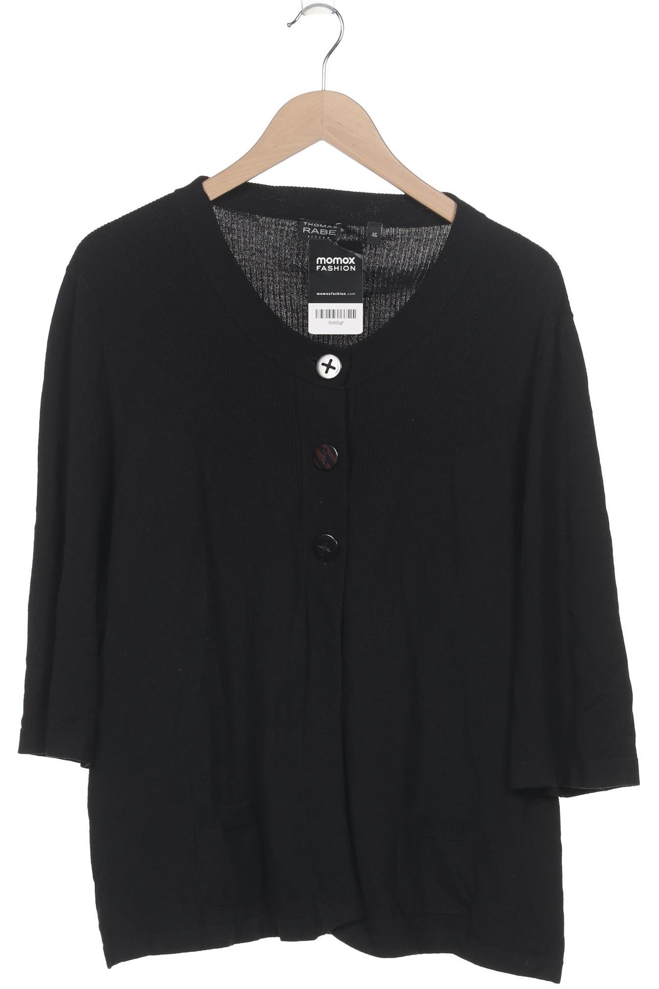 

Rabe Damen Strickjacke, schwarz, Gr. 46