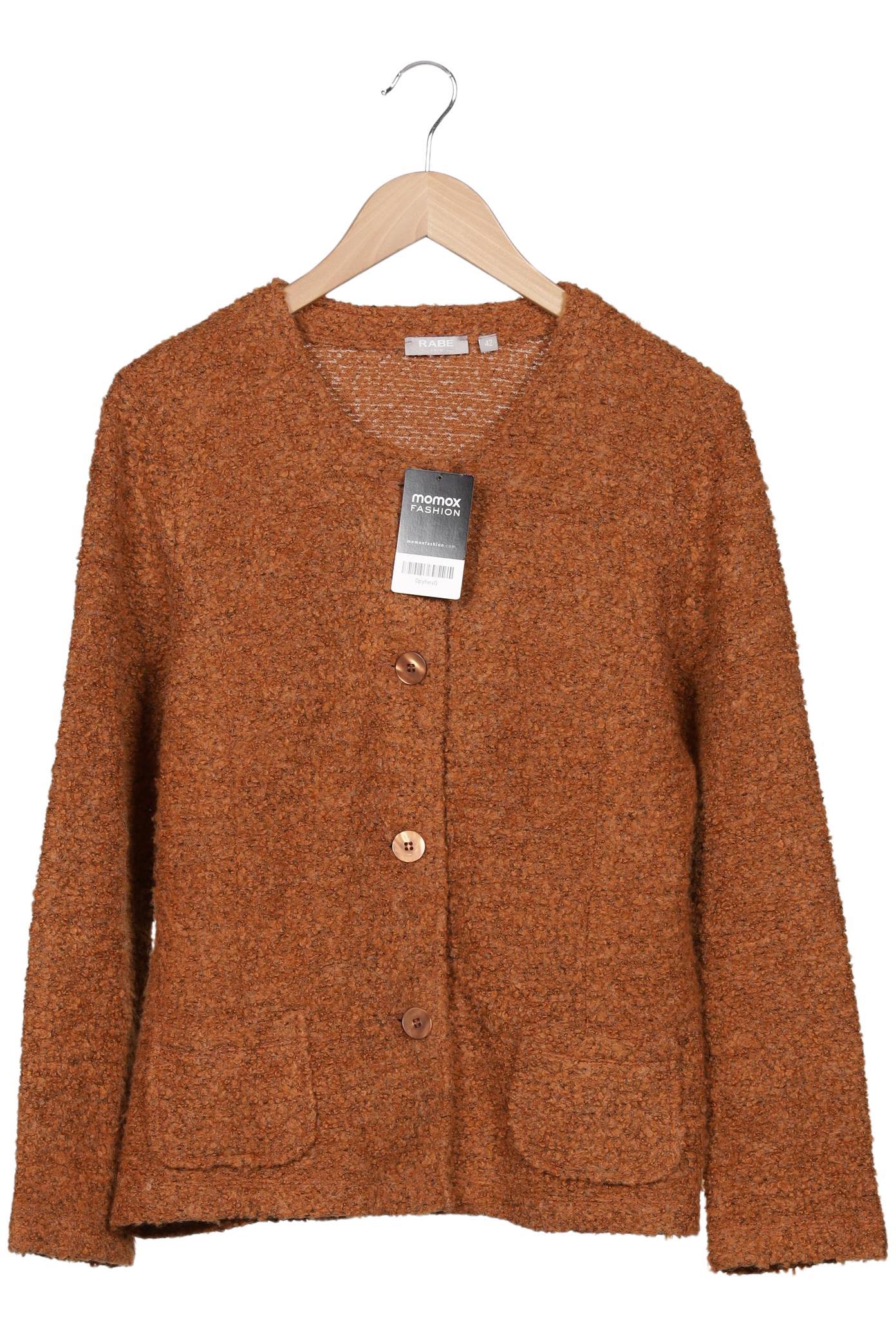 

Rabe Damen Strickjacke, orange, Gr. 42