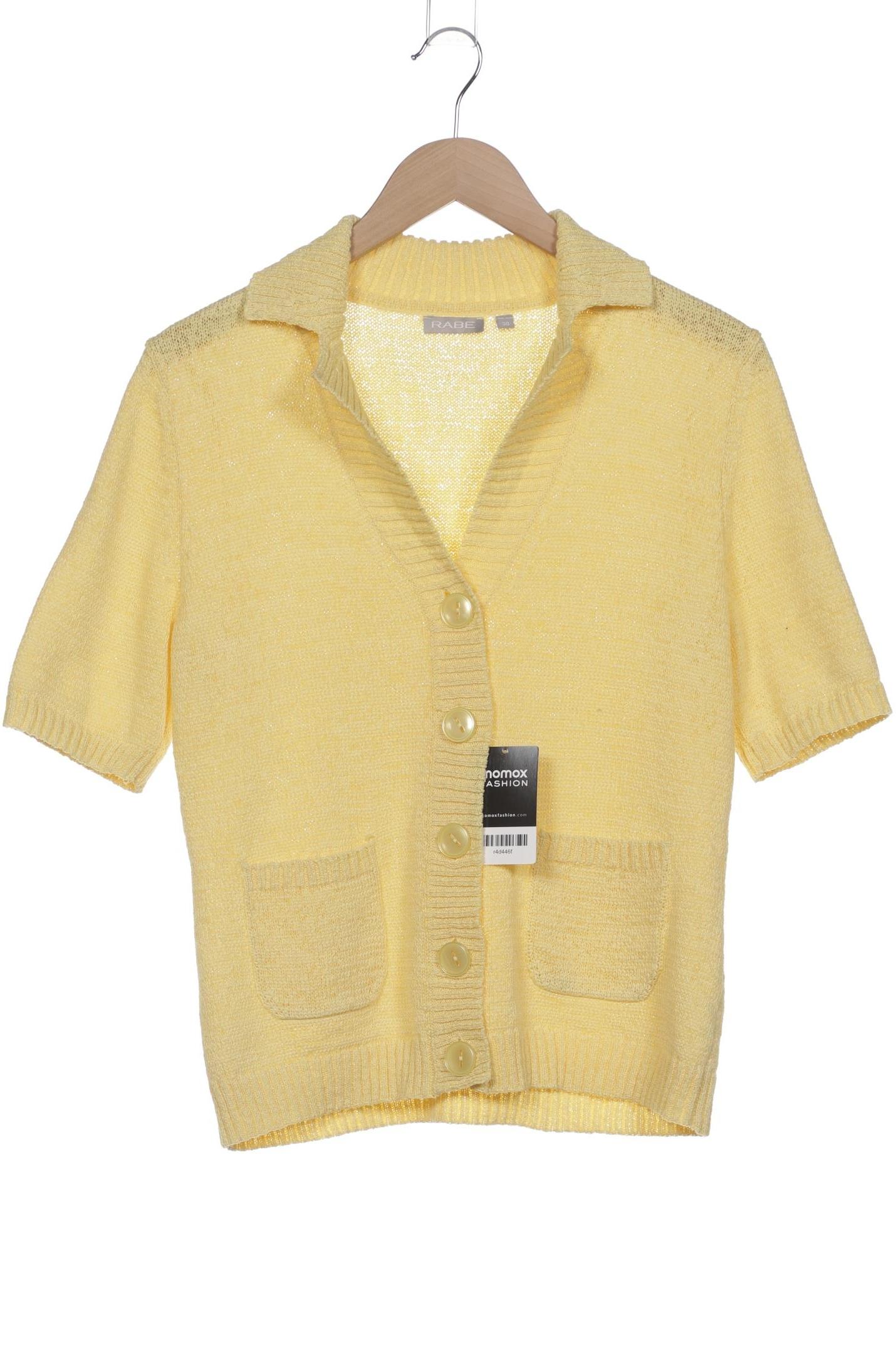 

Rabe Damen Strickjacke, gelb, Gr. 38