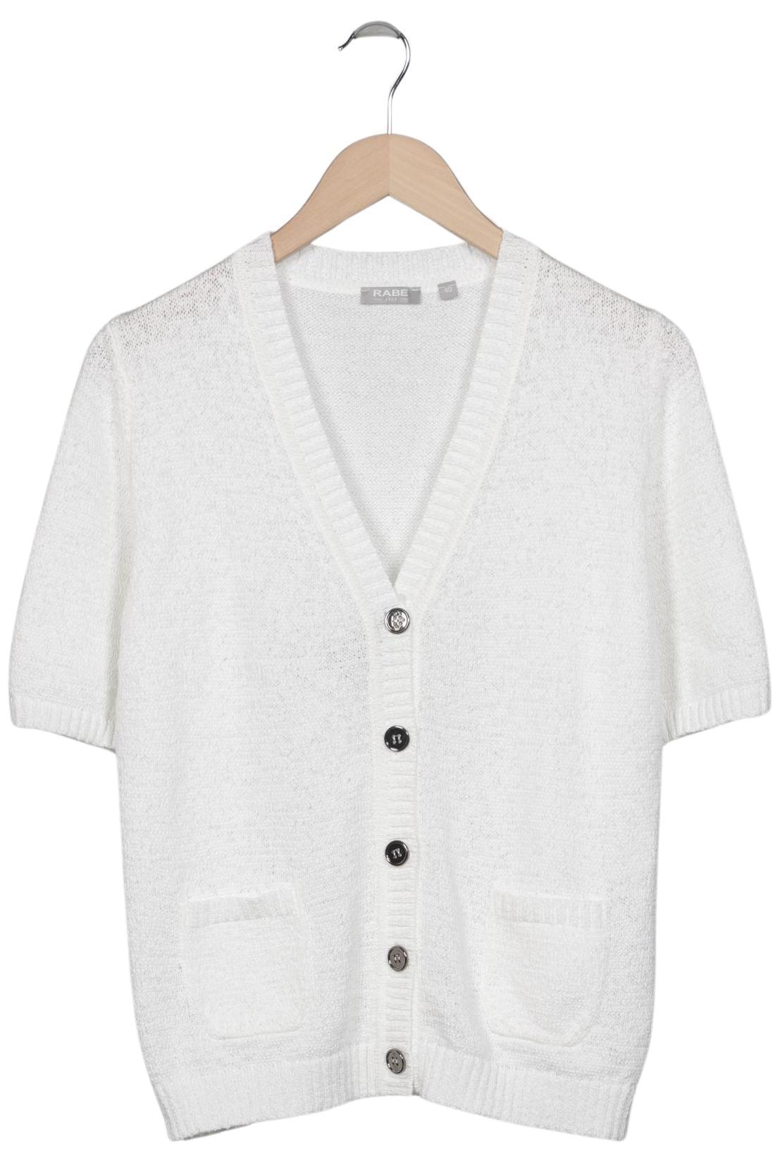 

Rabe Damen Strickjacke, weiß, Gr. 40