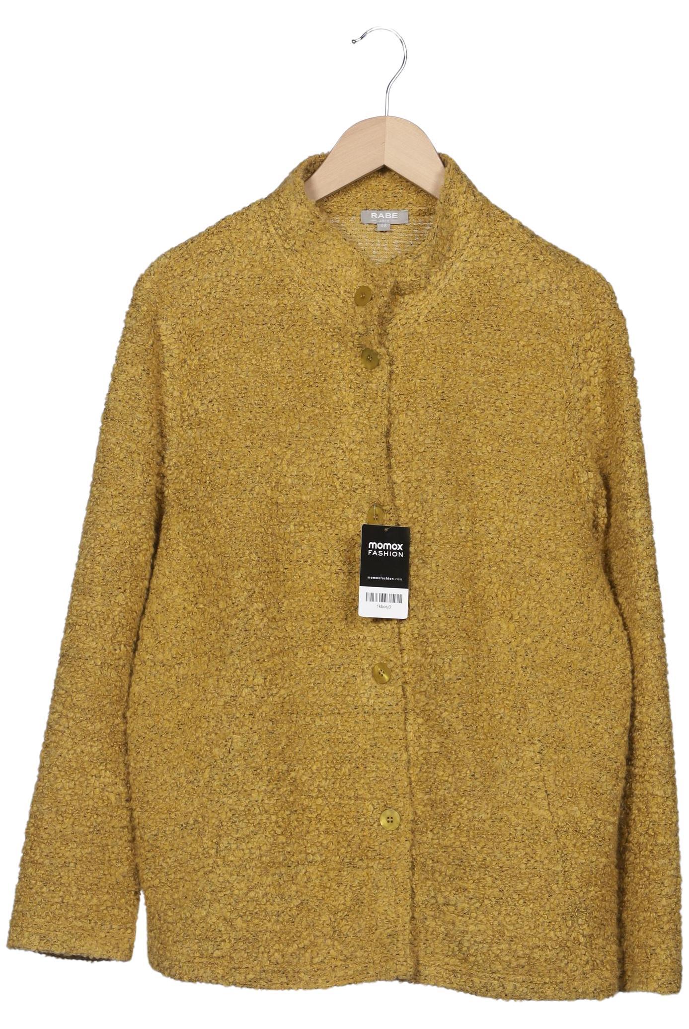 

Rabe Damen Strickjacke, gelb, Gr. 48