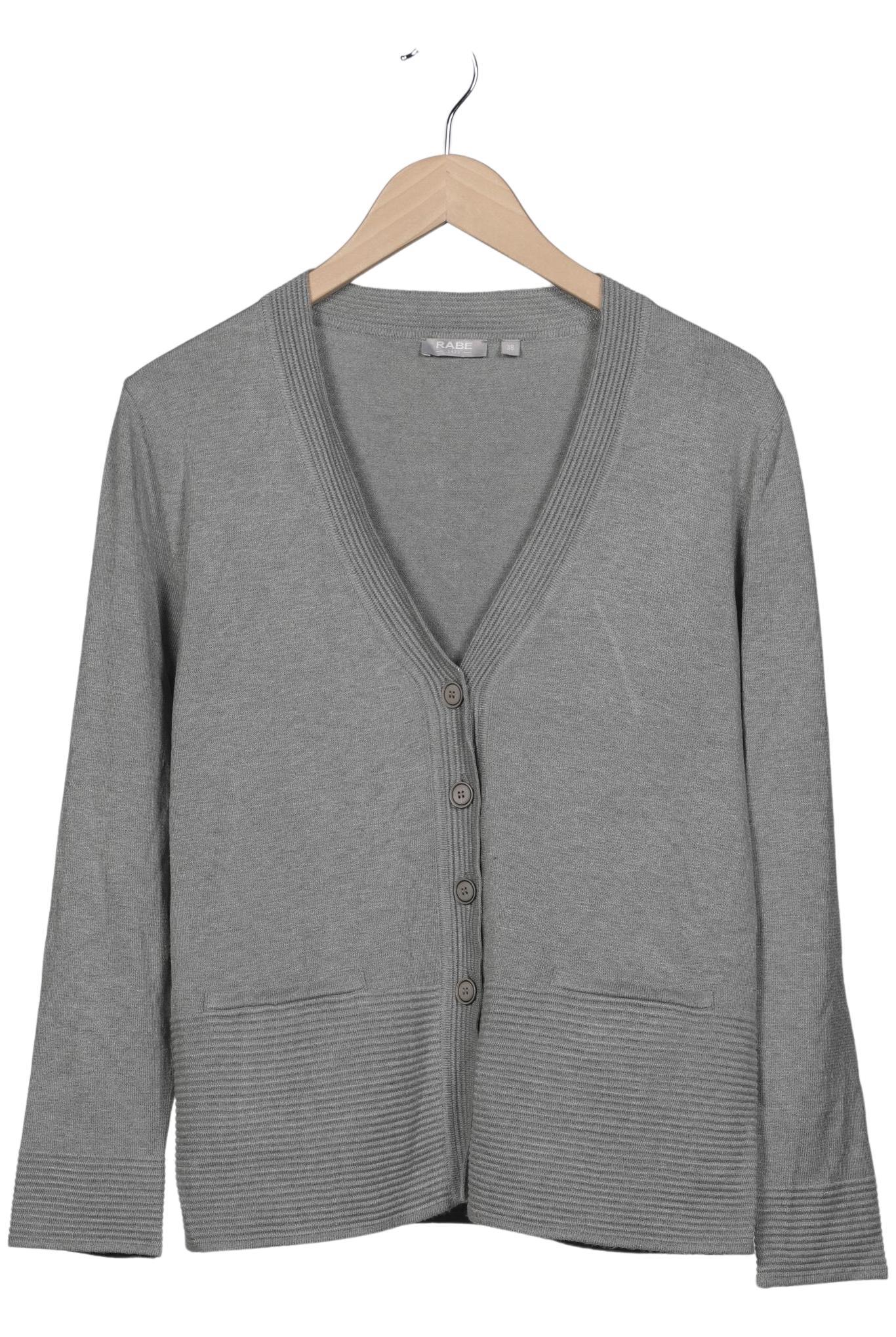 

Rabe Damen Strickjacke, grau, Gr. 38