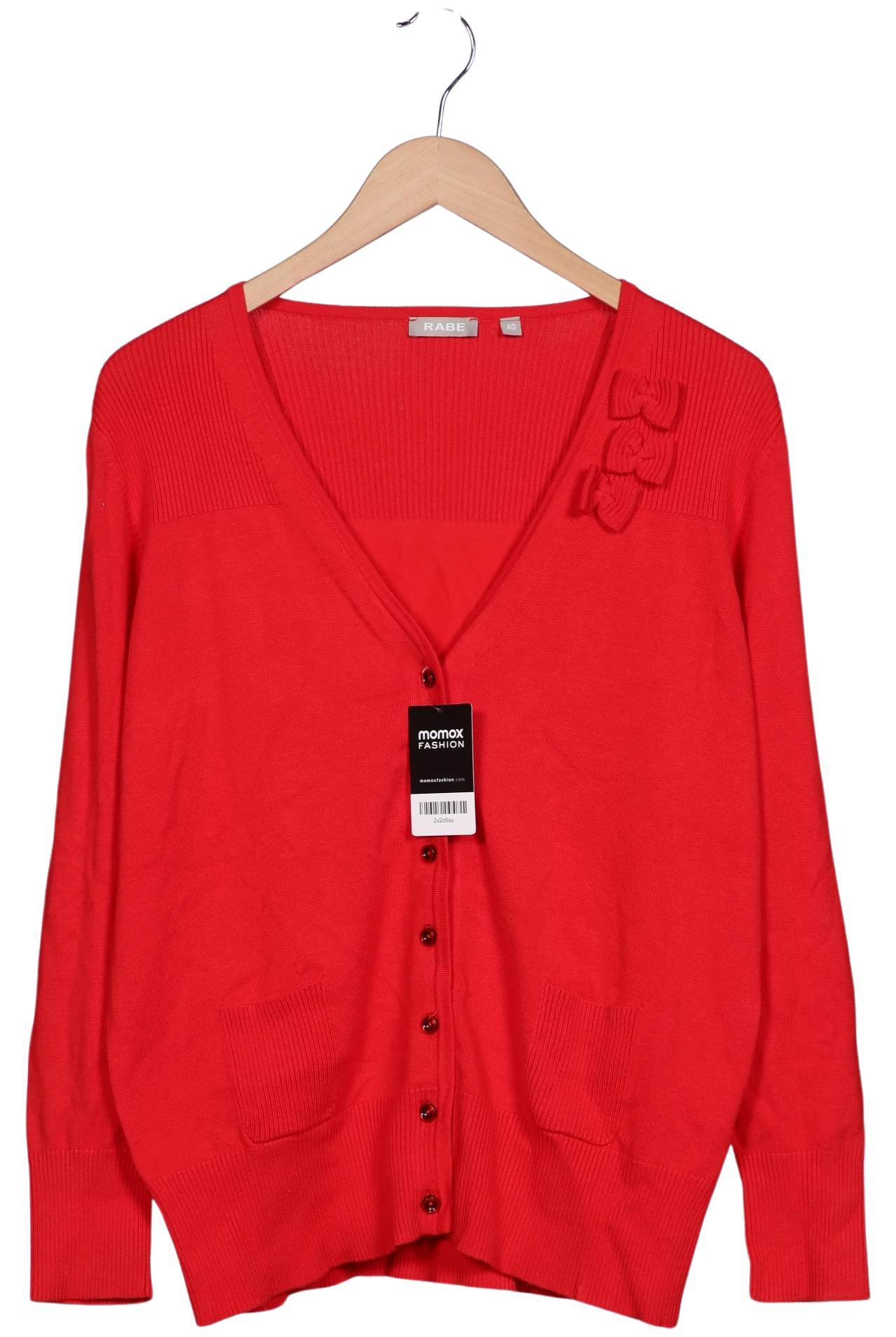 

Rabe Damen Strickjacke, rot, Gr. 40