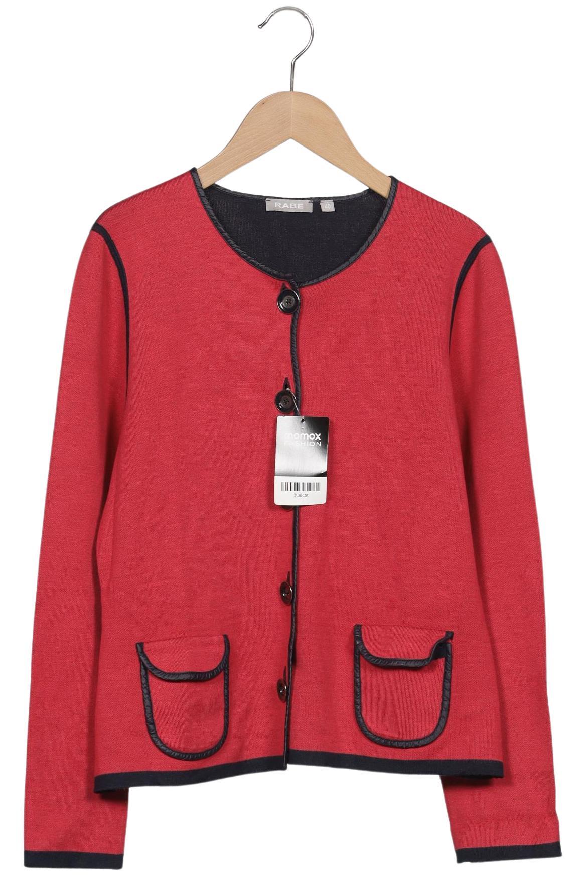 

Rabe Damen Strickjacke, rot, Gr. 40