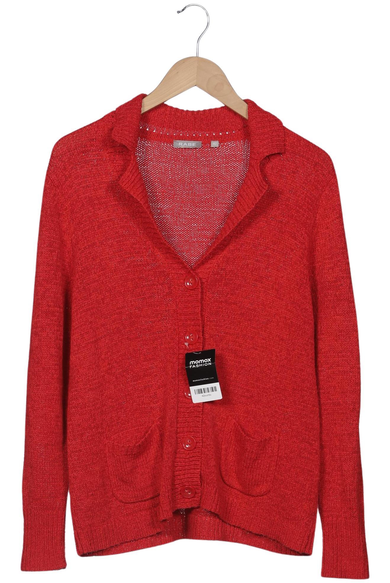

Rabe Damen Strickjacke, rot, Gr. 42