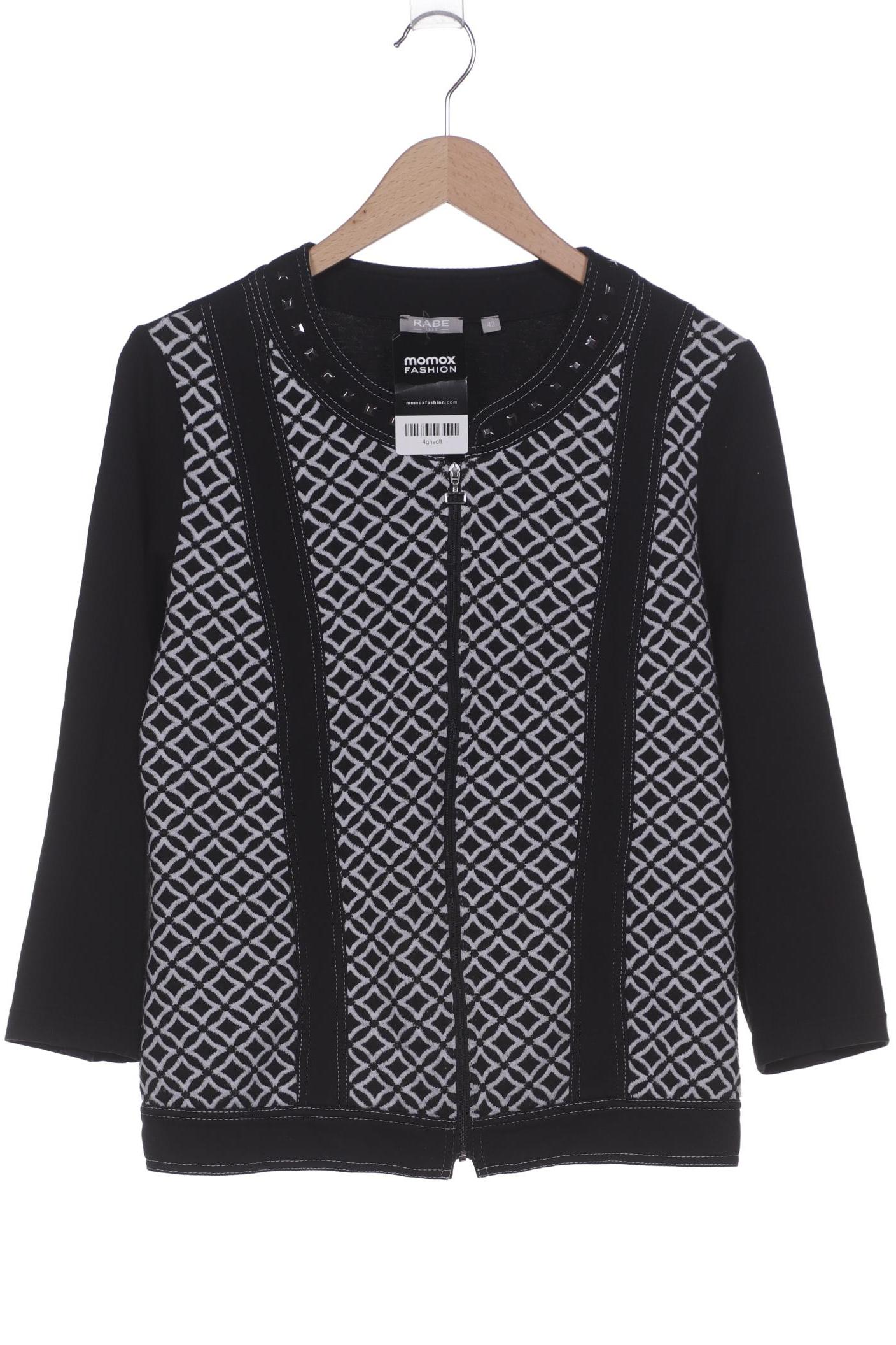 

Rabe Damen Strickjacke, schwarz, Gr. 42