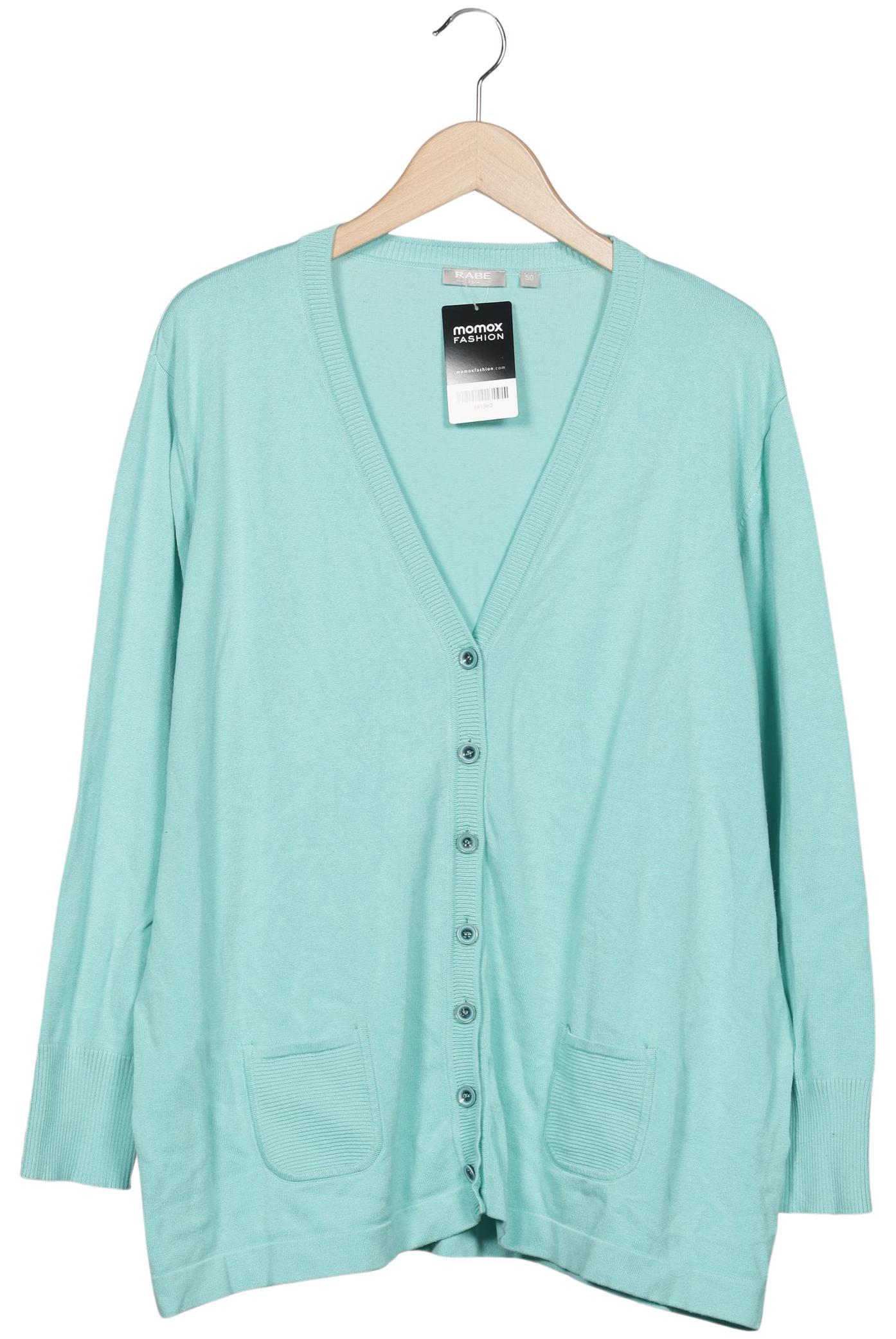 

Rabe Damen Strickjacke, türkis, Gr. 50