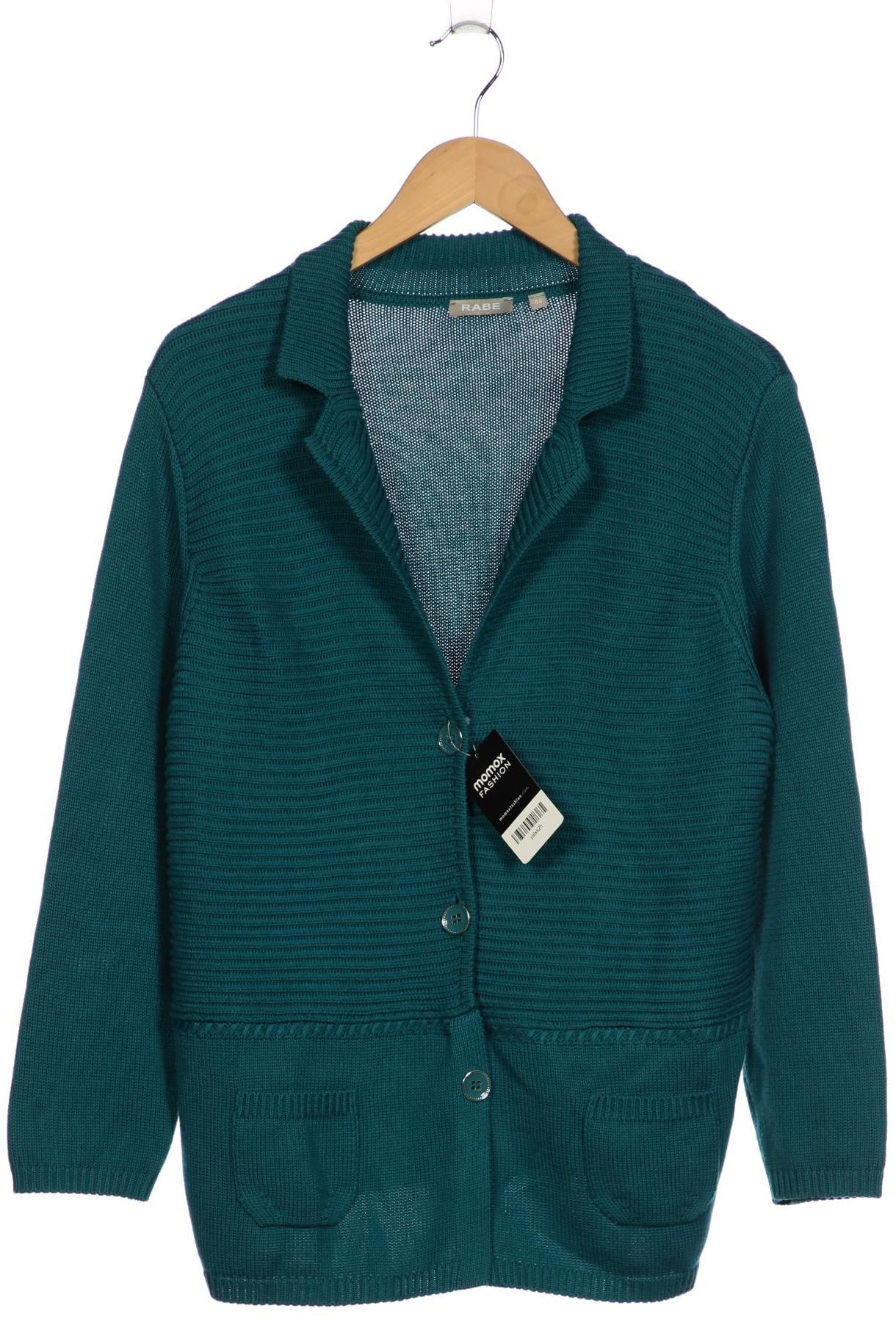 

Rabe Damen Strickjacke, türkis, Gr. 44