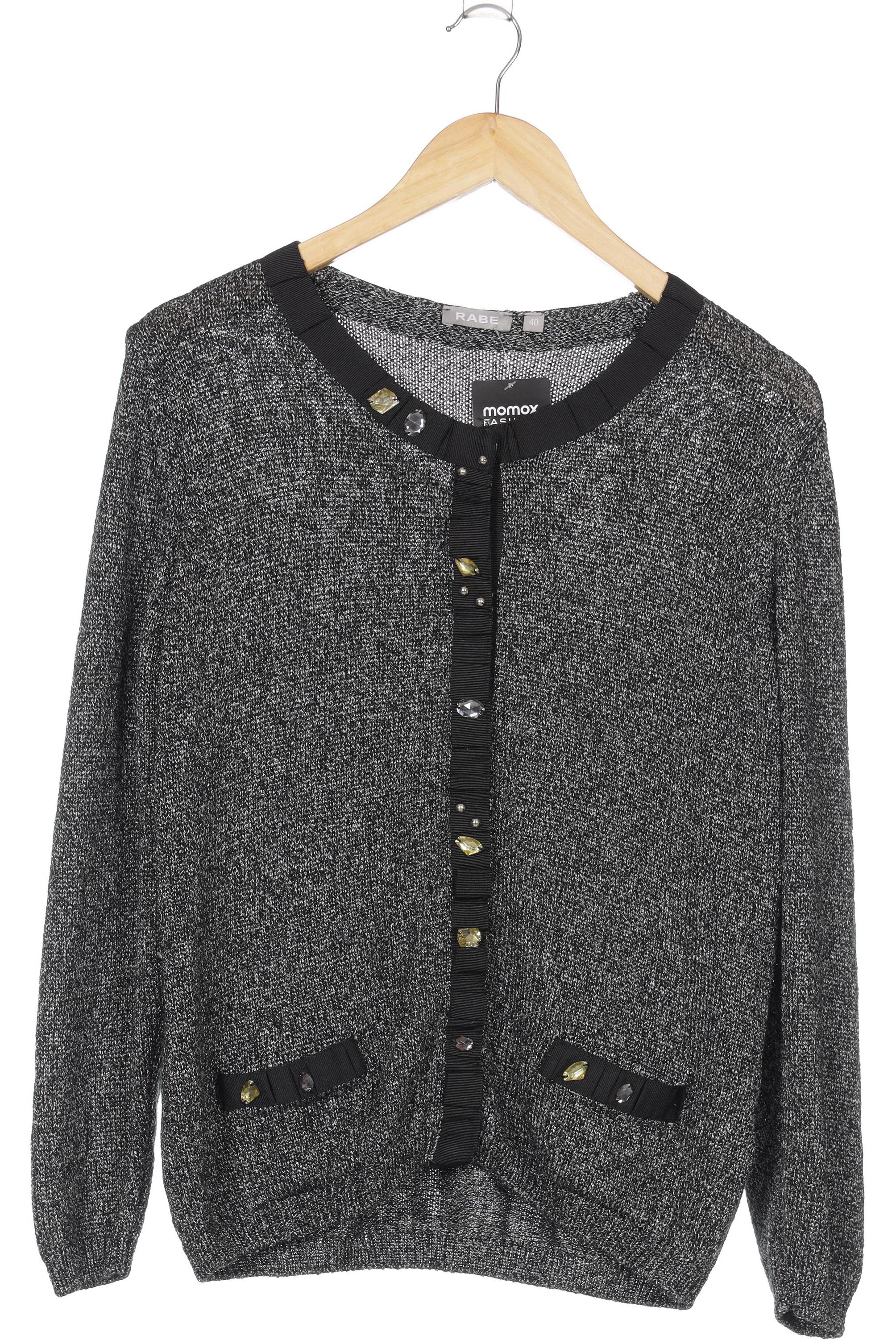 

Rabe Damen Strickjacke, schwarz, Gr. 40