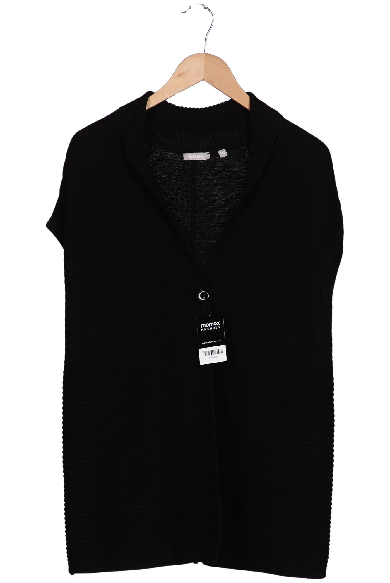 

Rabe Damen Strickjacke, schwarz, Gr. 48
