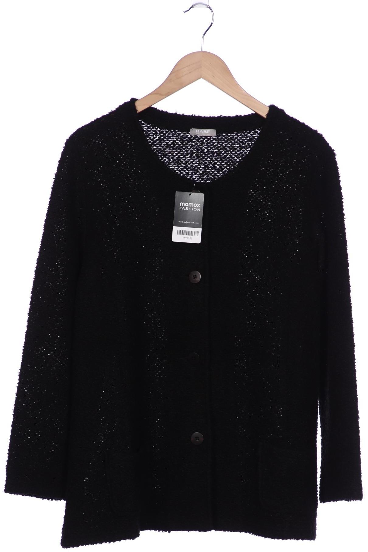 

Rabe Damen Strickjacke, schwarz, Gr. 48